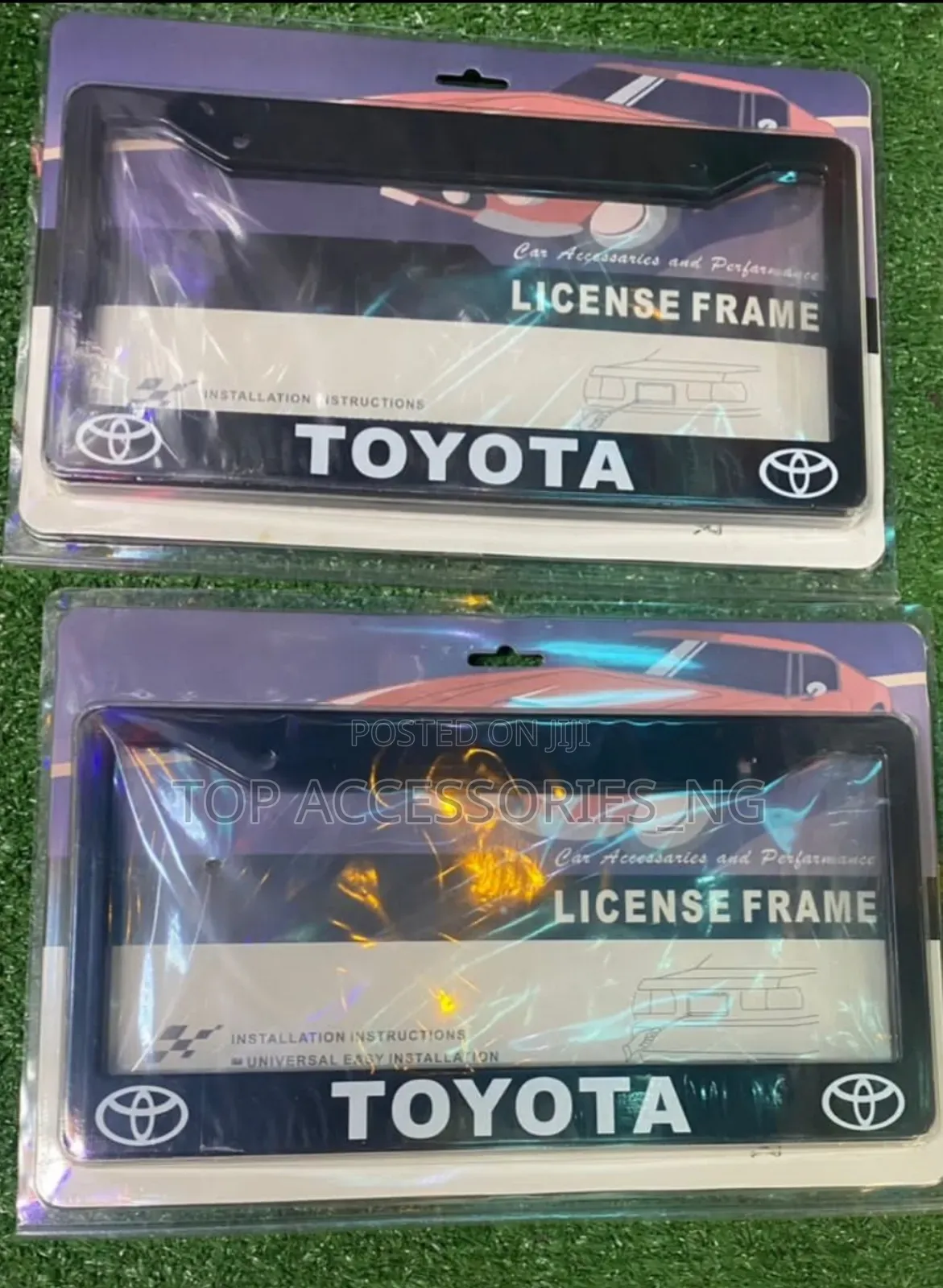 Toyota Plate Number Frame