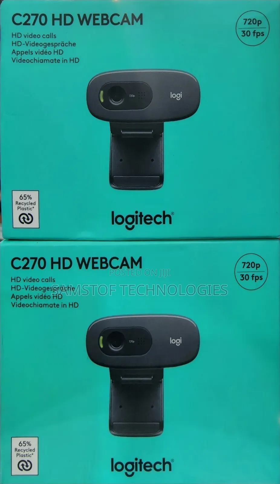 Logitech C270 Hd Webcam 720p Video Calling