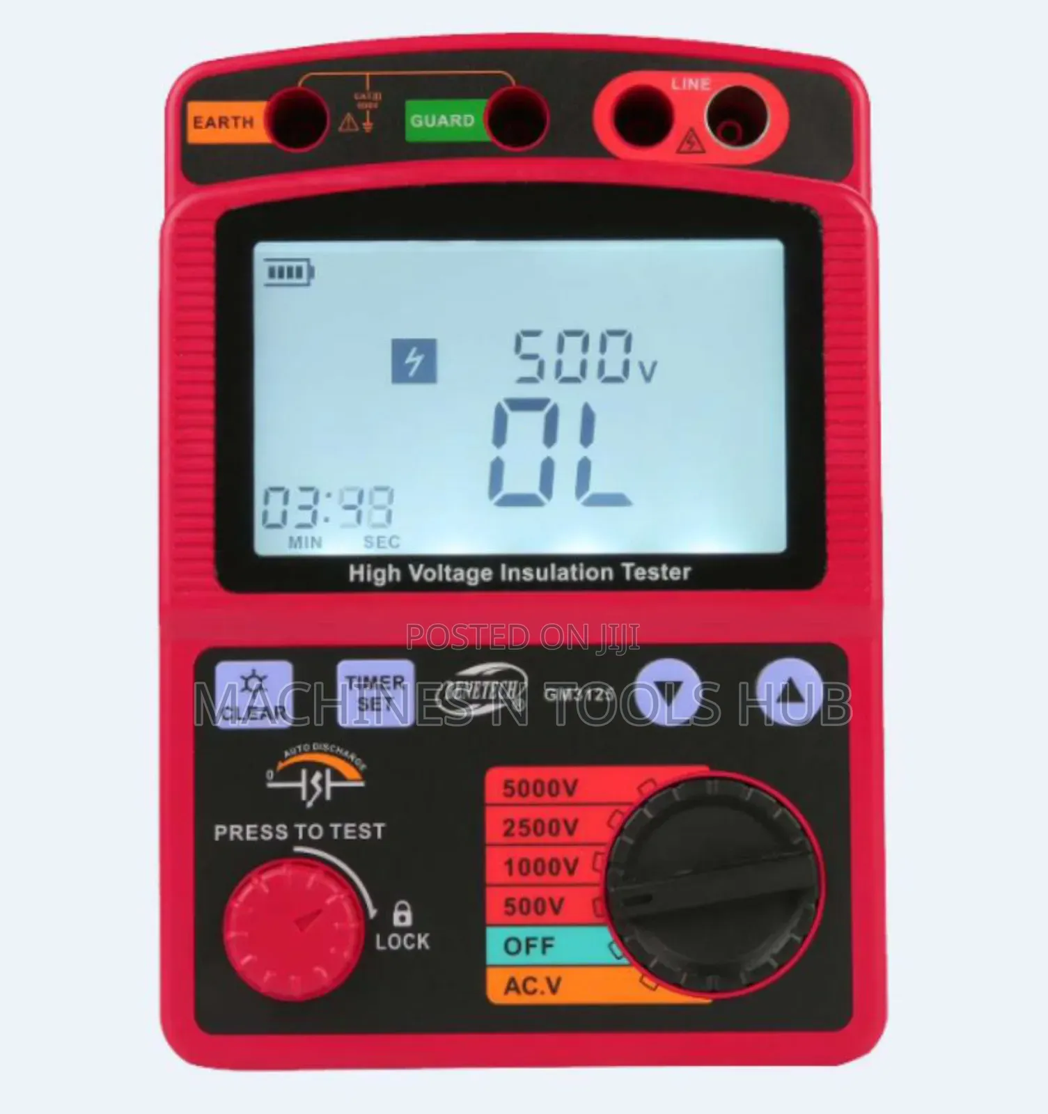 Benetech Gm3125 High Voltage Insulation Tester.
