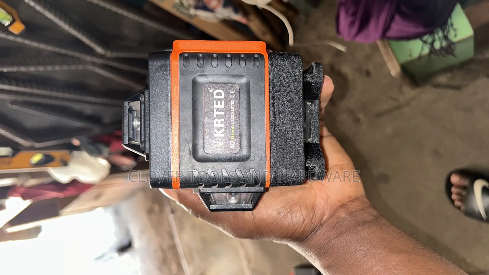 Krted 4d Green Laser Level. 16 Lines