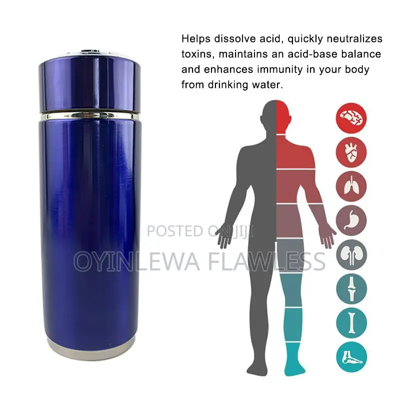 400ml Quantum Alkaline Double Ionizer Water Purifier Flask Cup