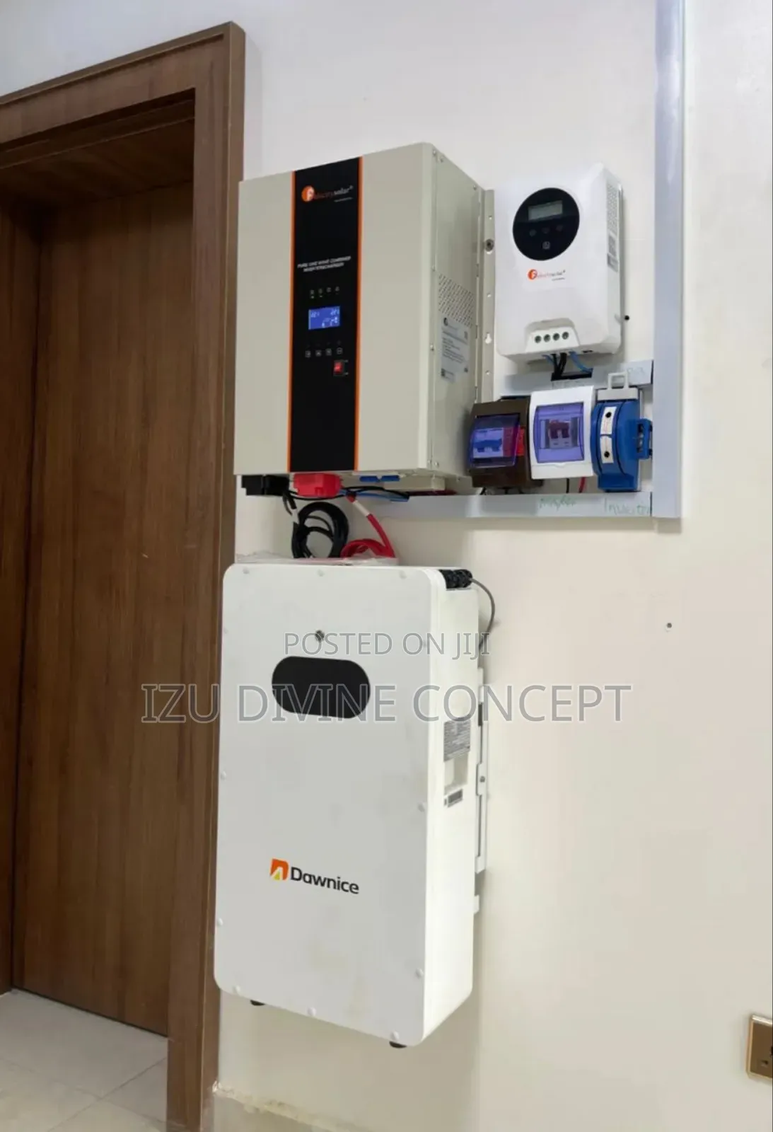 7.5kva Inverter Setup and 10kwh Lithium Battery Backup