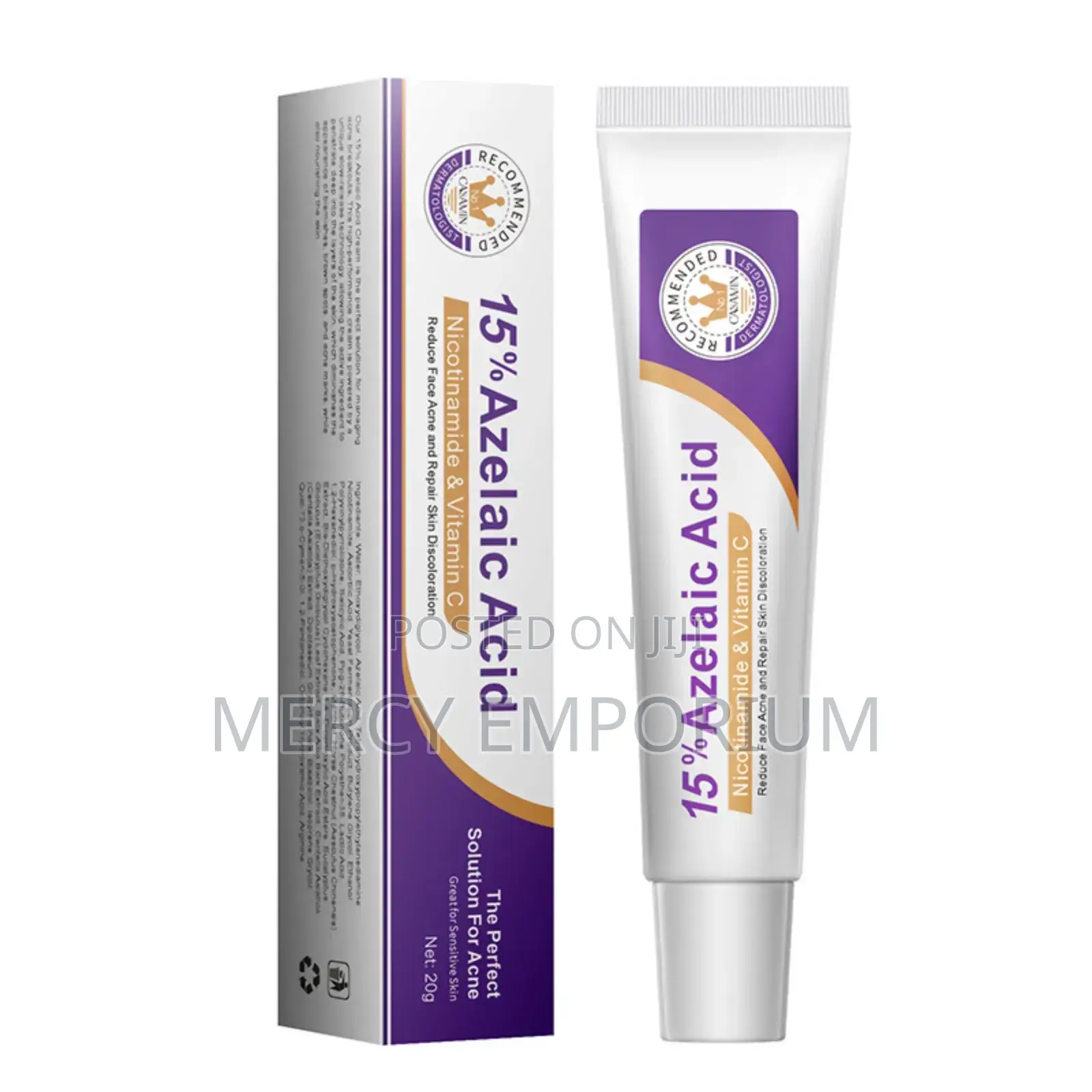 Azelaic Acid Cream 12% And 15% For Pimples , Discoloration, Dark Marks