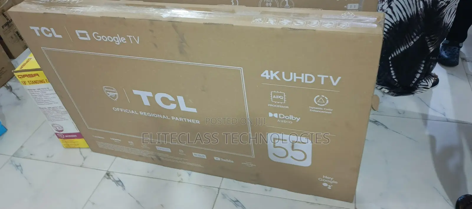 Toodle TCL 55′′ Uhd Google Tv (55p635)
