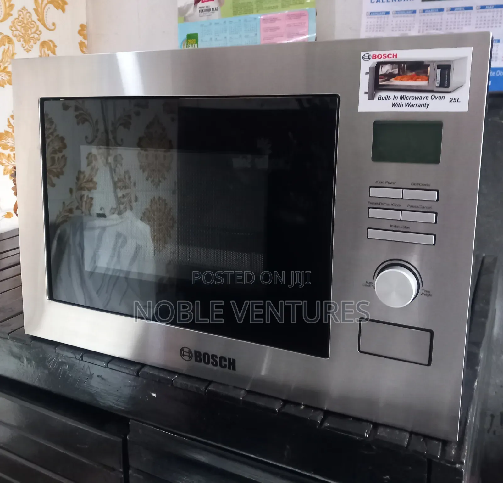 Bosch Inbuilt Microwave 25litters 60x60cm Full Copper (German Made)