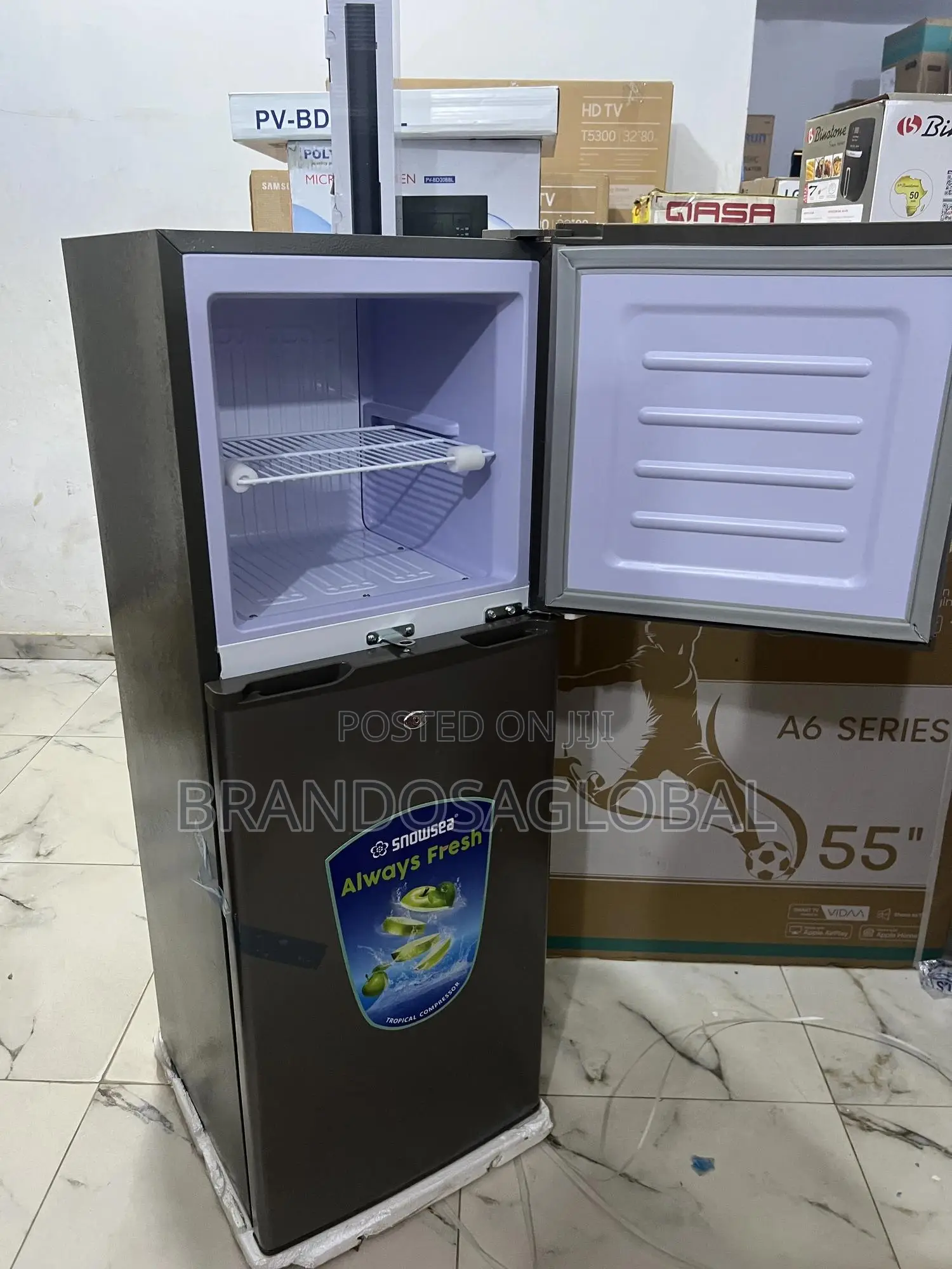 Snowsea Bd-198 Refrigerator – Spacious 150l Double Door
