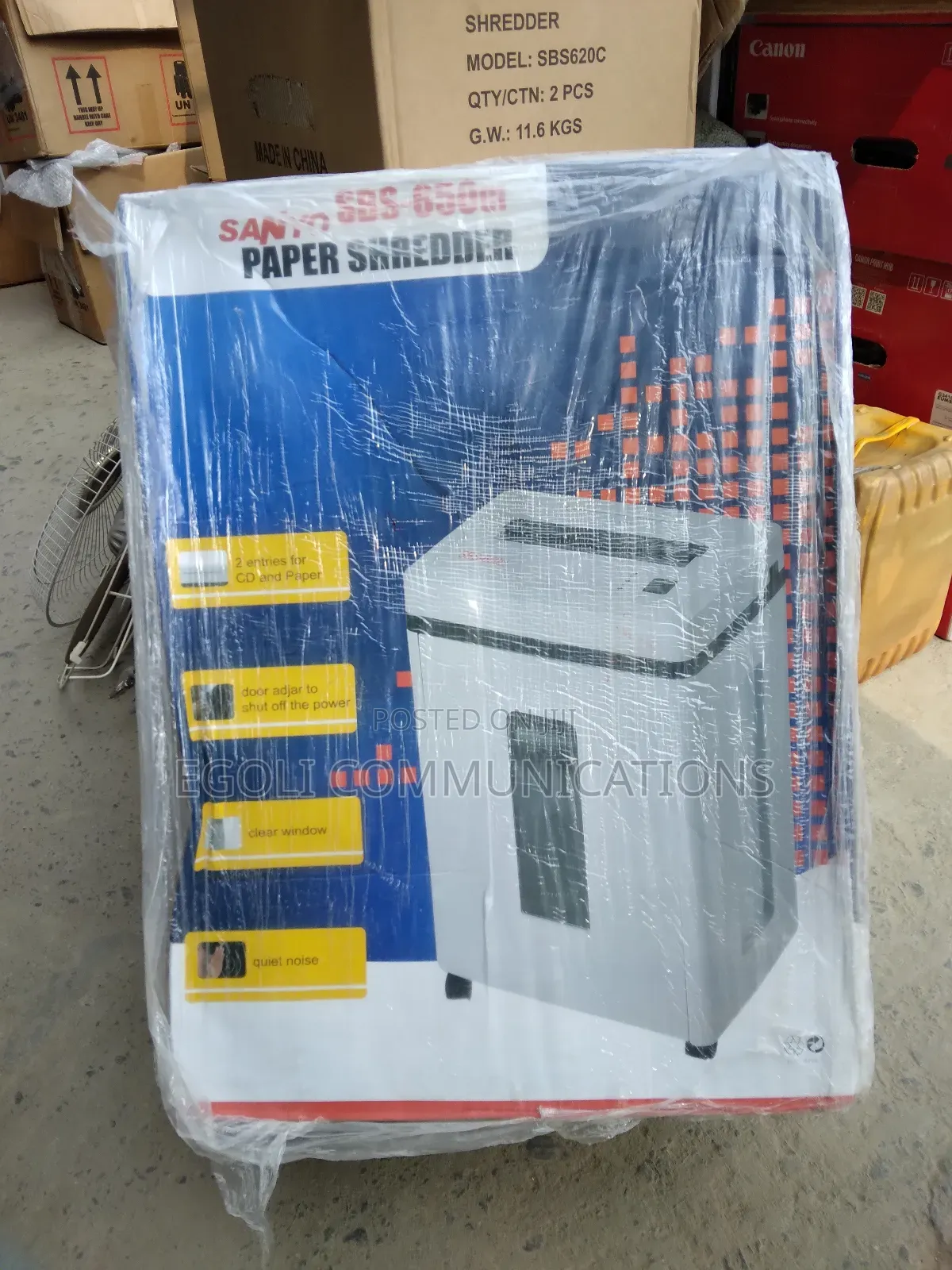Sanyo SBS-650ci Paper Shredding Machine
