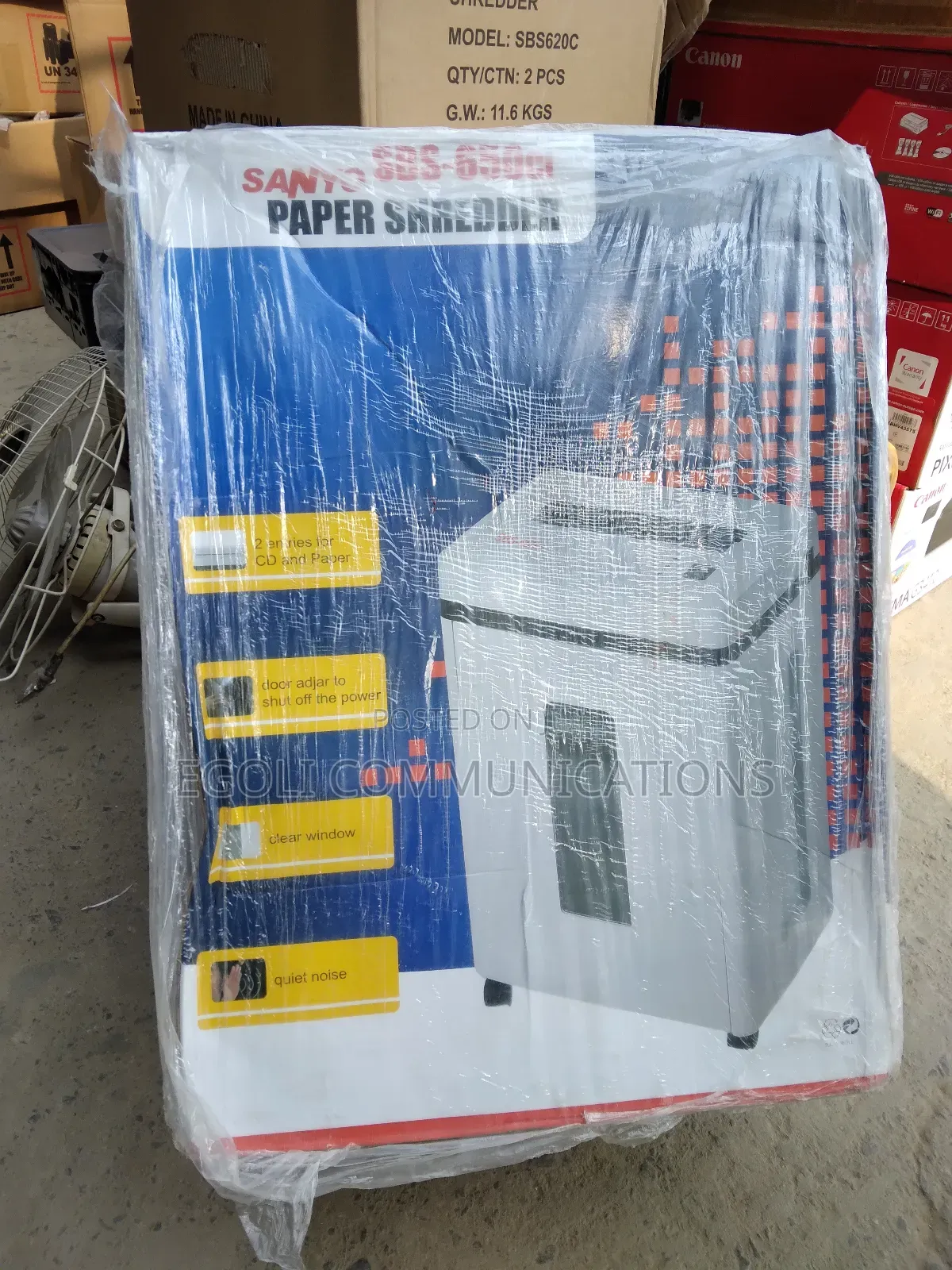 Sanyo SBS-650ci Paper Shredding Machine