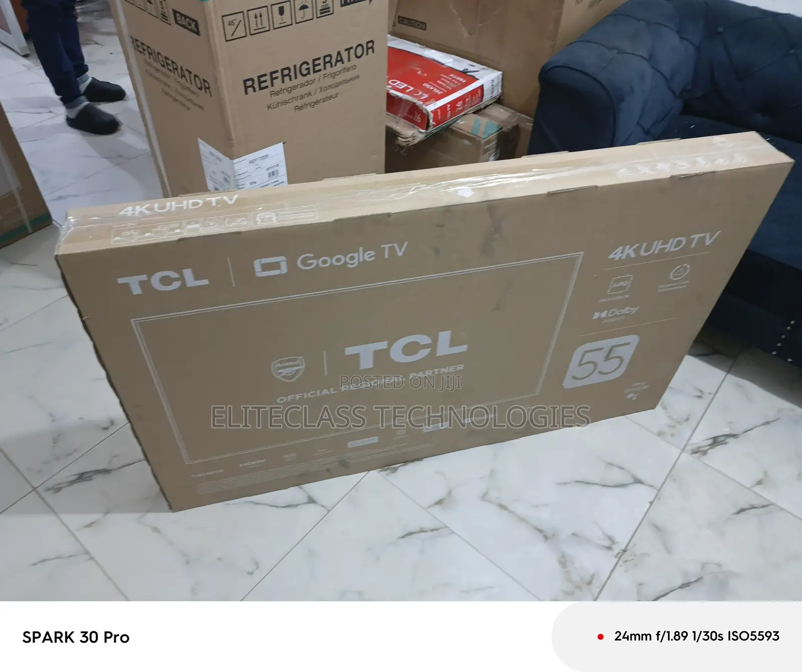 Tuck TCL 55′′ Uhd Google Tv (55p635)