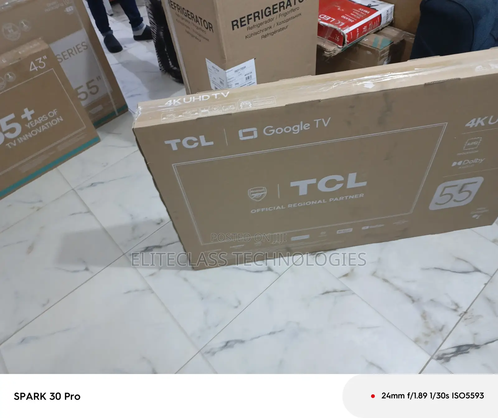 Tuck TCL 55′′ Uhd Google Tv (55p635)