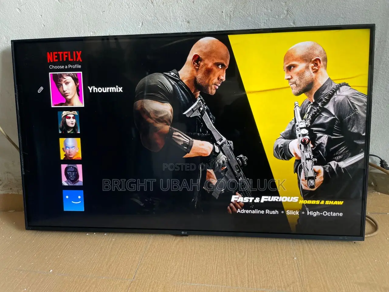 Lg 43 Inches Full Smart Tv With Free Netflix Acct Mirroring Cast Tv