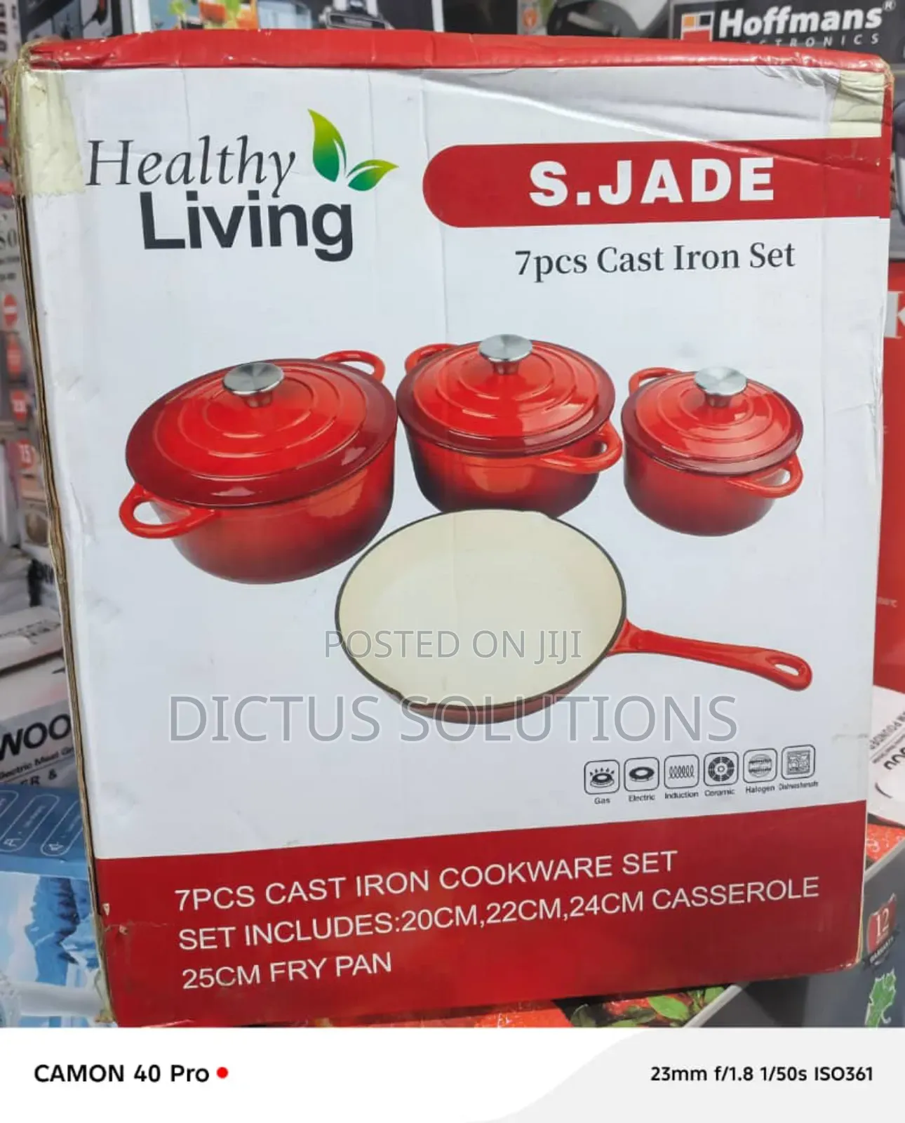 High Quality 7pcs Cast Iron Pot Set
