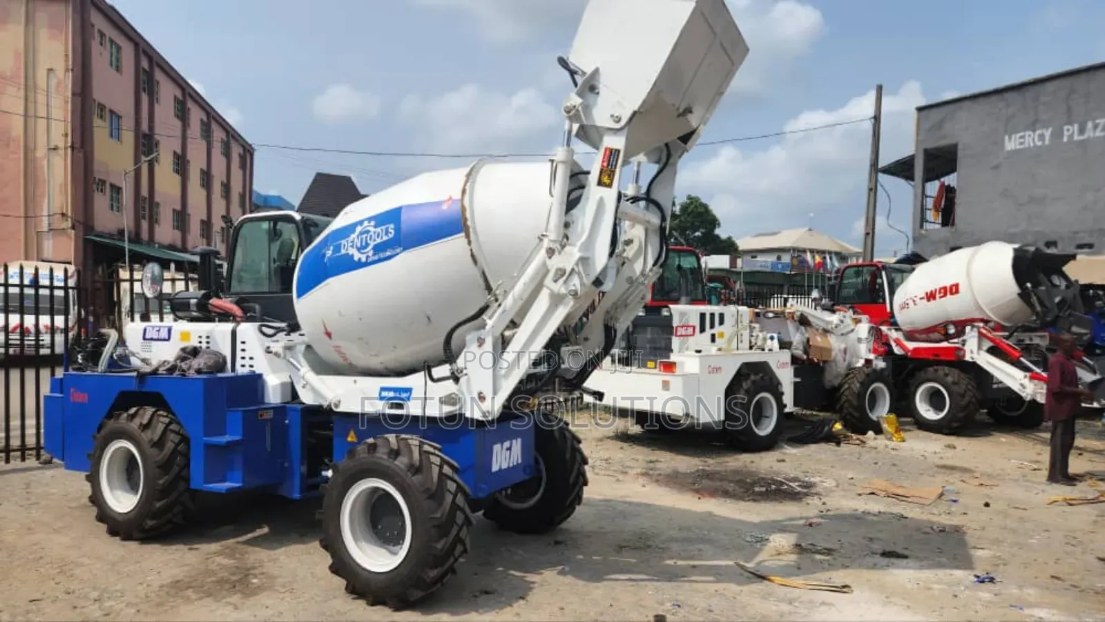 Mobile Concrete Mixer 3.5cubic
