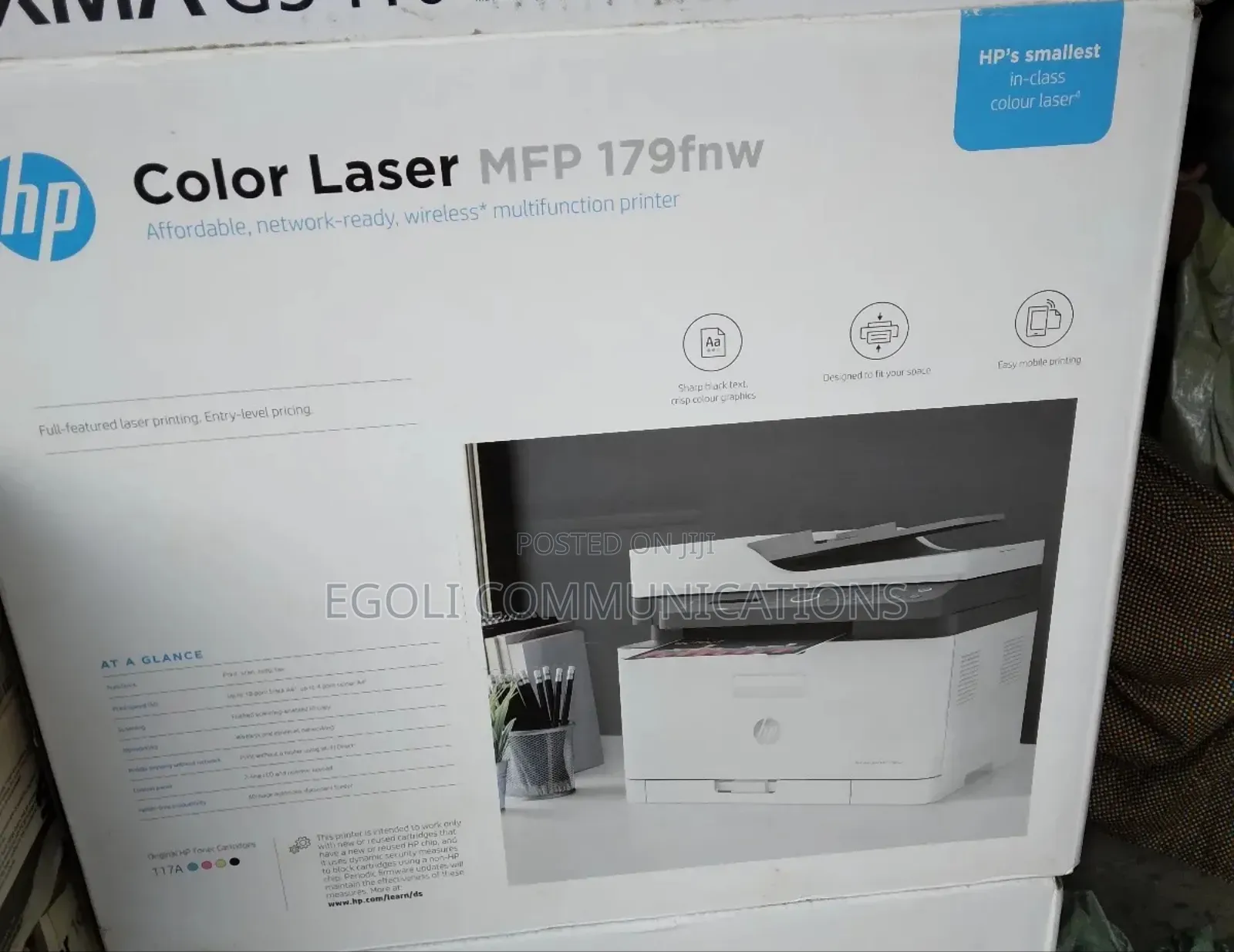 Hp Color Laser 179fnw Wireless All In One Laser Printer