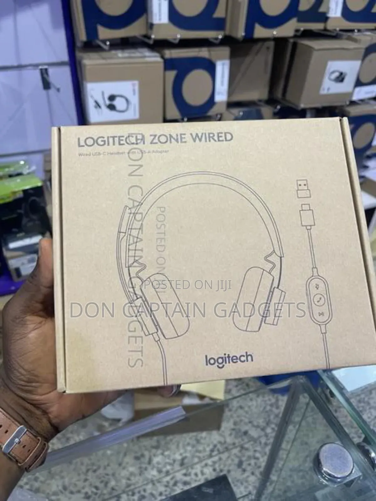 Logitech Zone Wired Usb-C Headset With Usb-a Adapter
