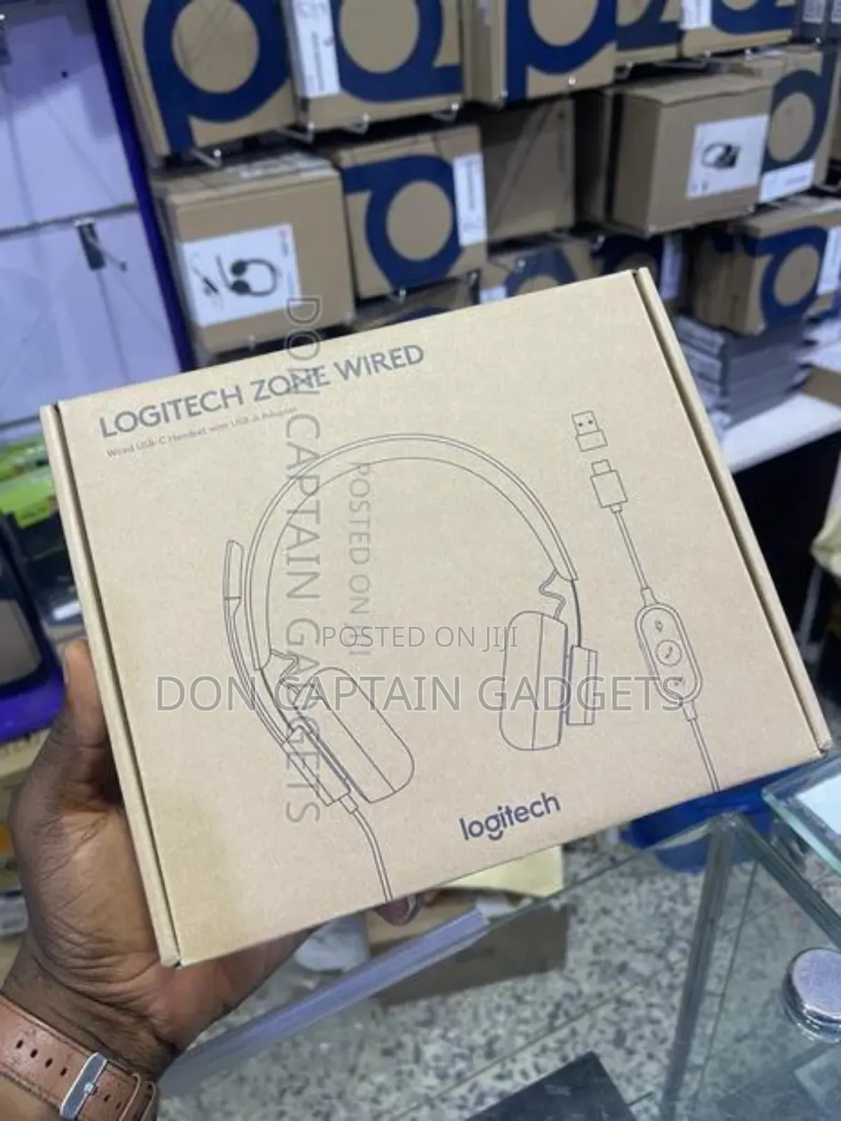 Logitech Zone Wired Usb-C Headset With Usb-a Adapter