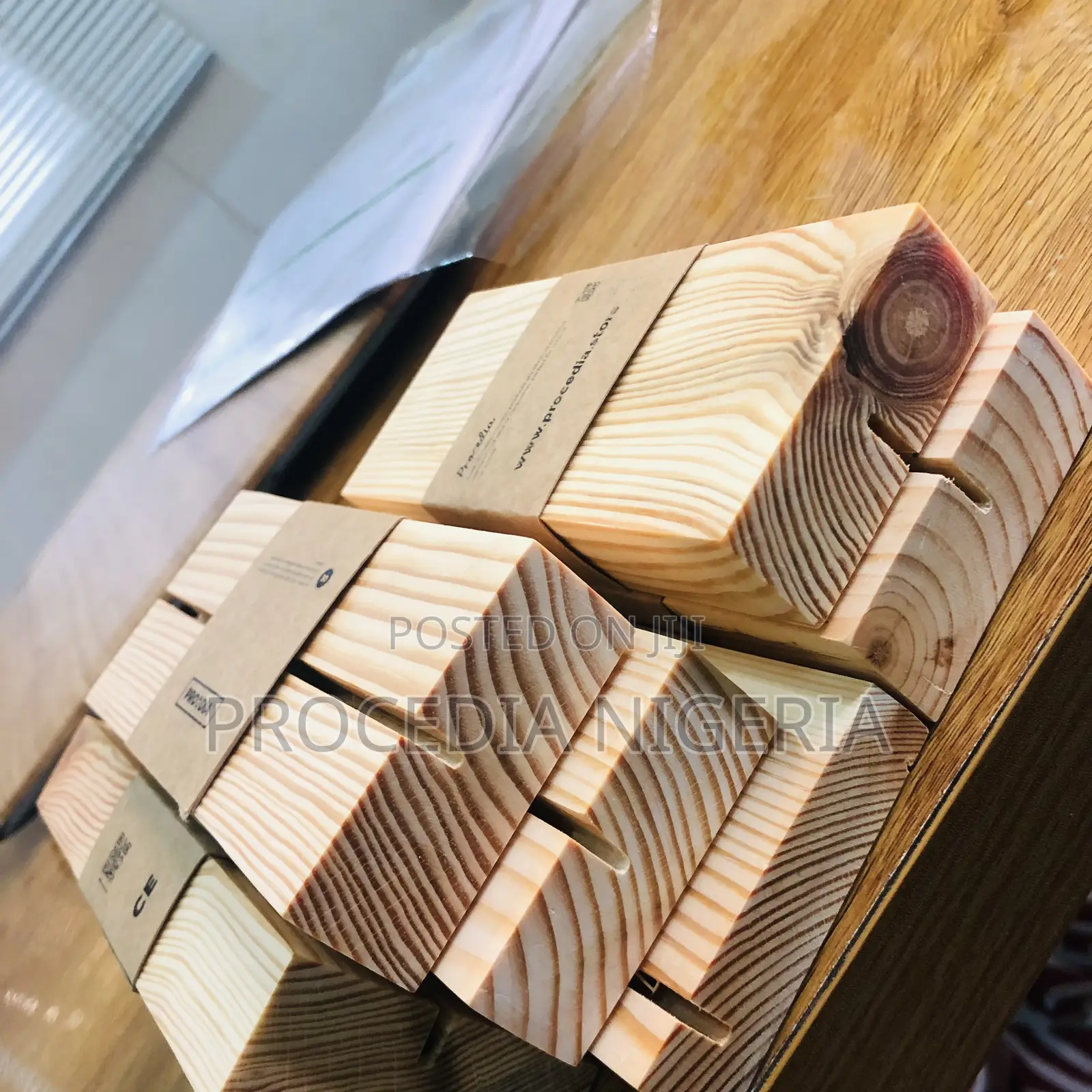 Wood Base Acrylic Tabletop Multi-purpose Display Stands