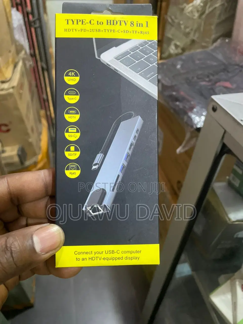 8 in 1 Usb C Adapter,Type C Hub Ethernet Hdmi Adapter