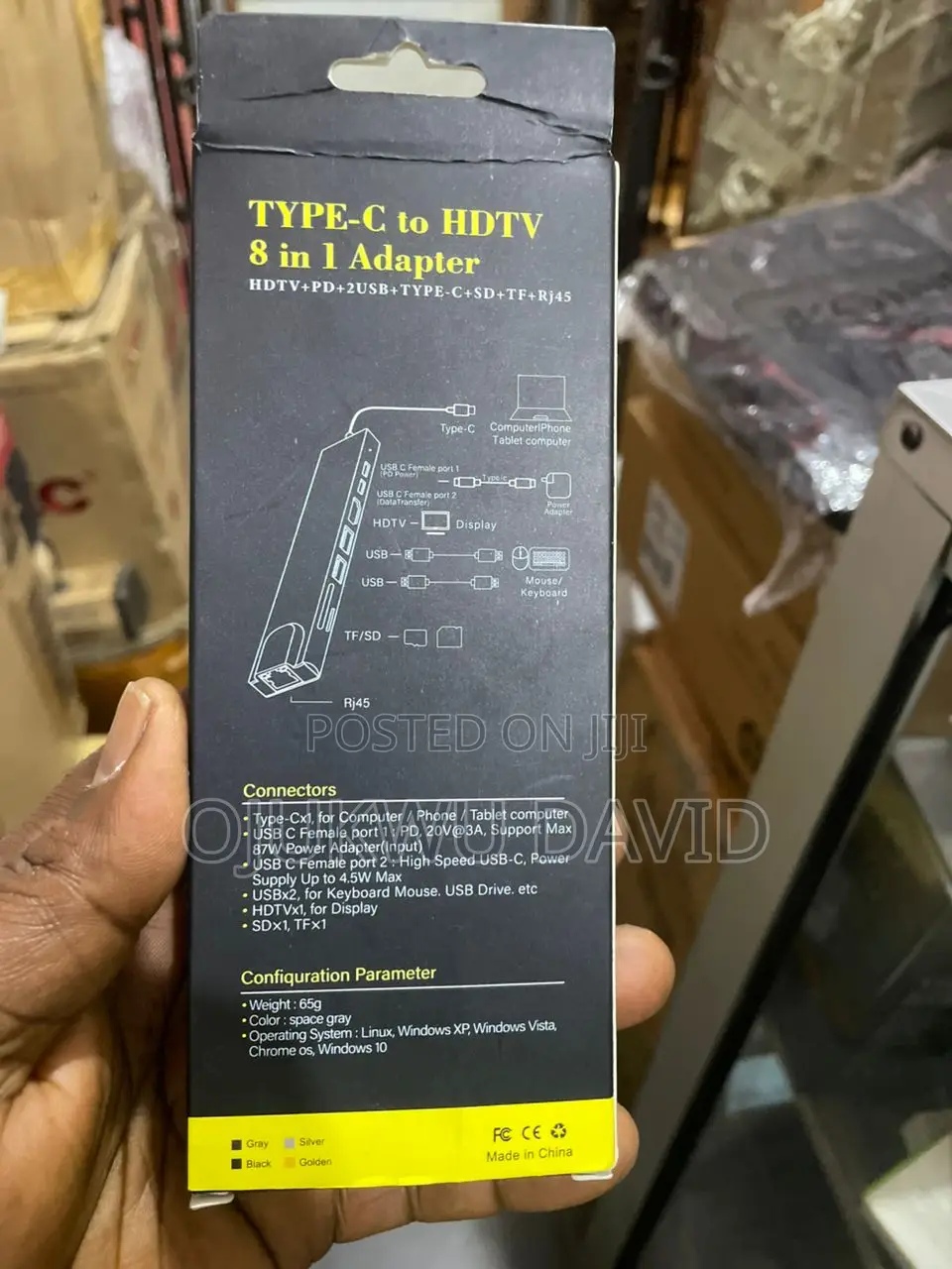 8 in 1 Usb C Adapter,Type C Hub Ethernet Hdmi Adapter