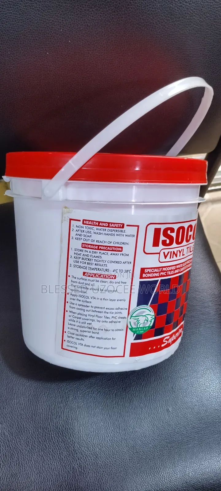 4l Isocol-Sh Quality White Glue/Bond for Wall Paper, Rubber Ties Etc.