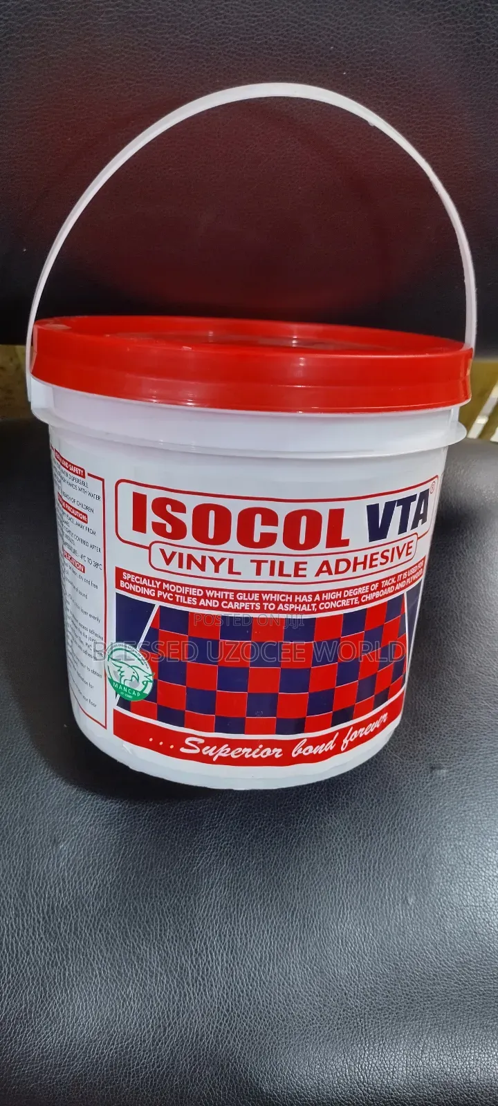 4l Isocol-Sh Quality White Glue/Bond for Wall Paper, Rubber Ties Etc.