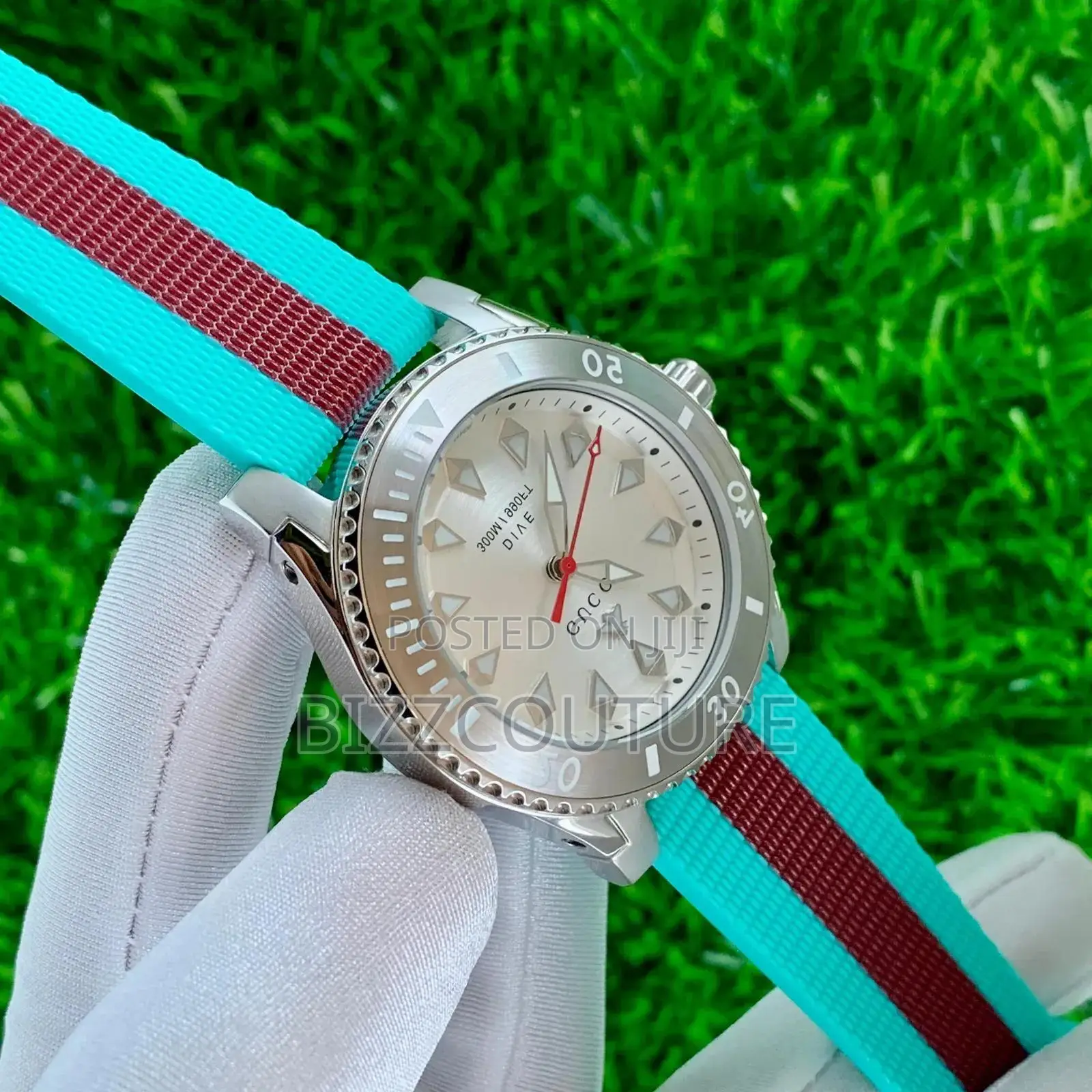 Original Gucci Faux Leather Strap Quartz Watch