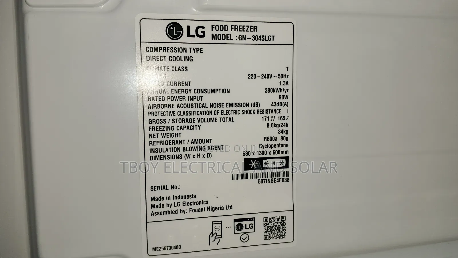 Lg Inverter Freezer