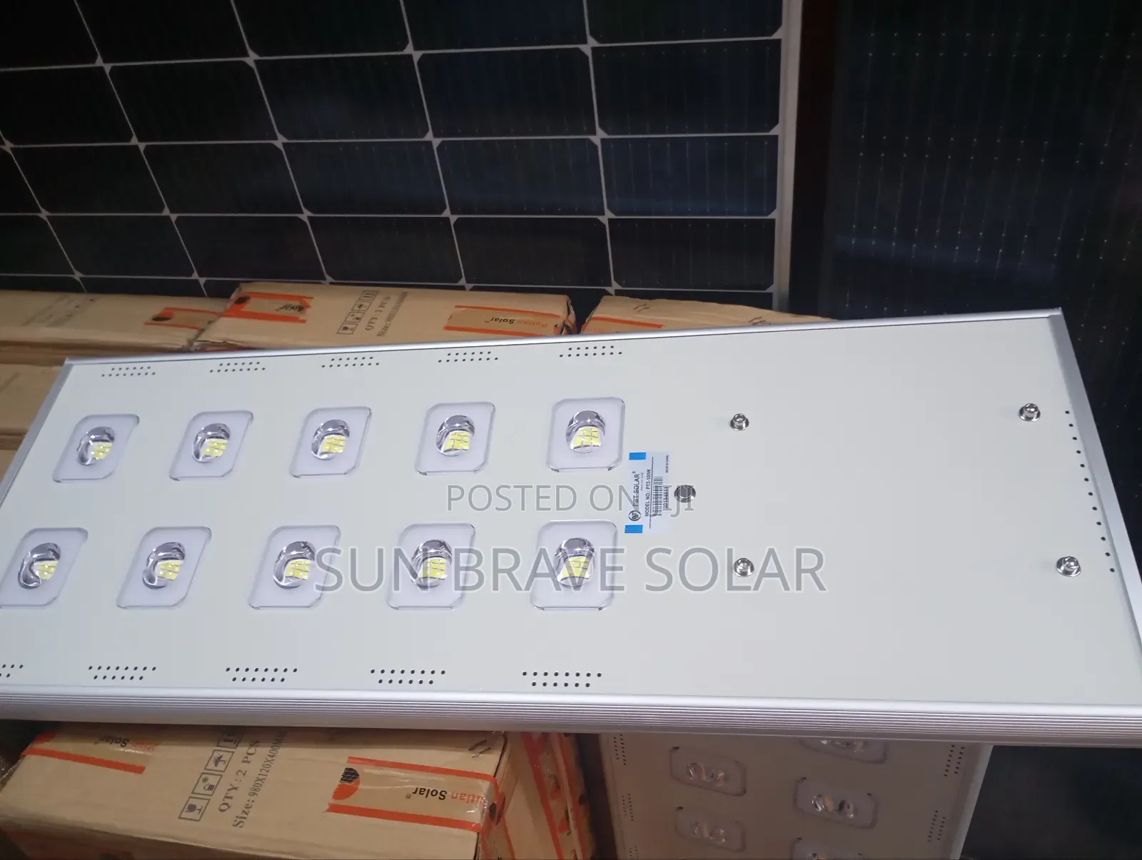 100w Pbt All-in-one Solar Street Light