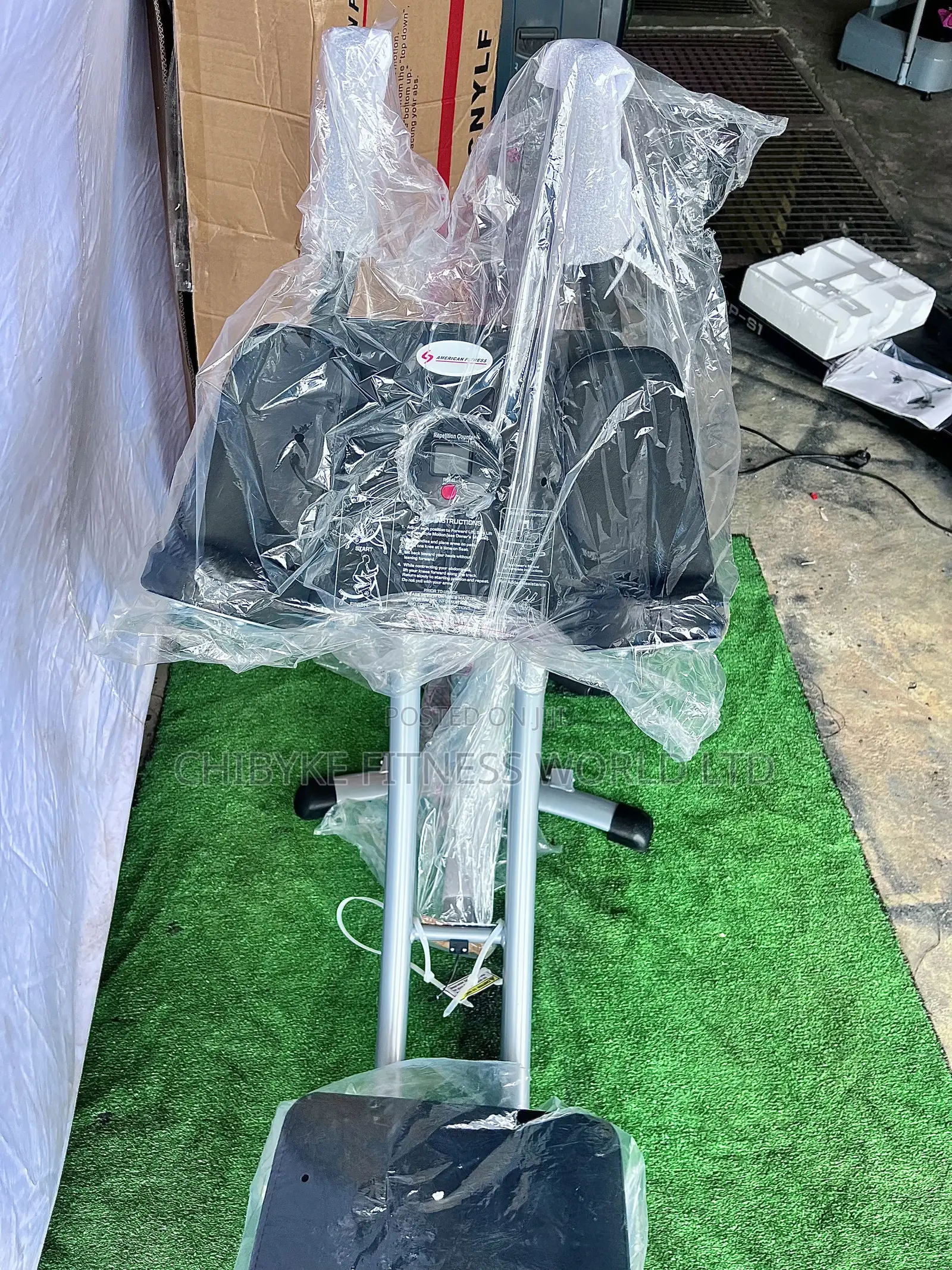 American Fitness Ab Coaster With Dumbbel and Twister