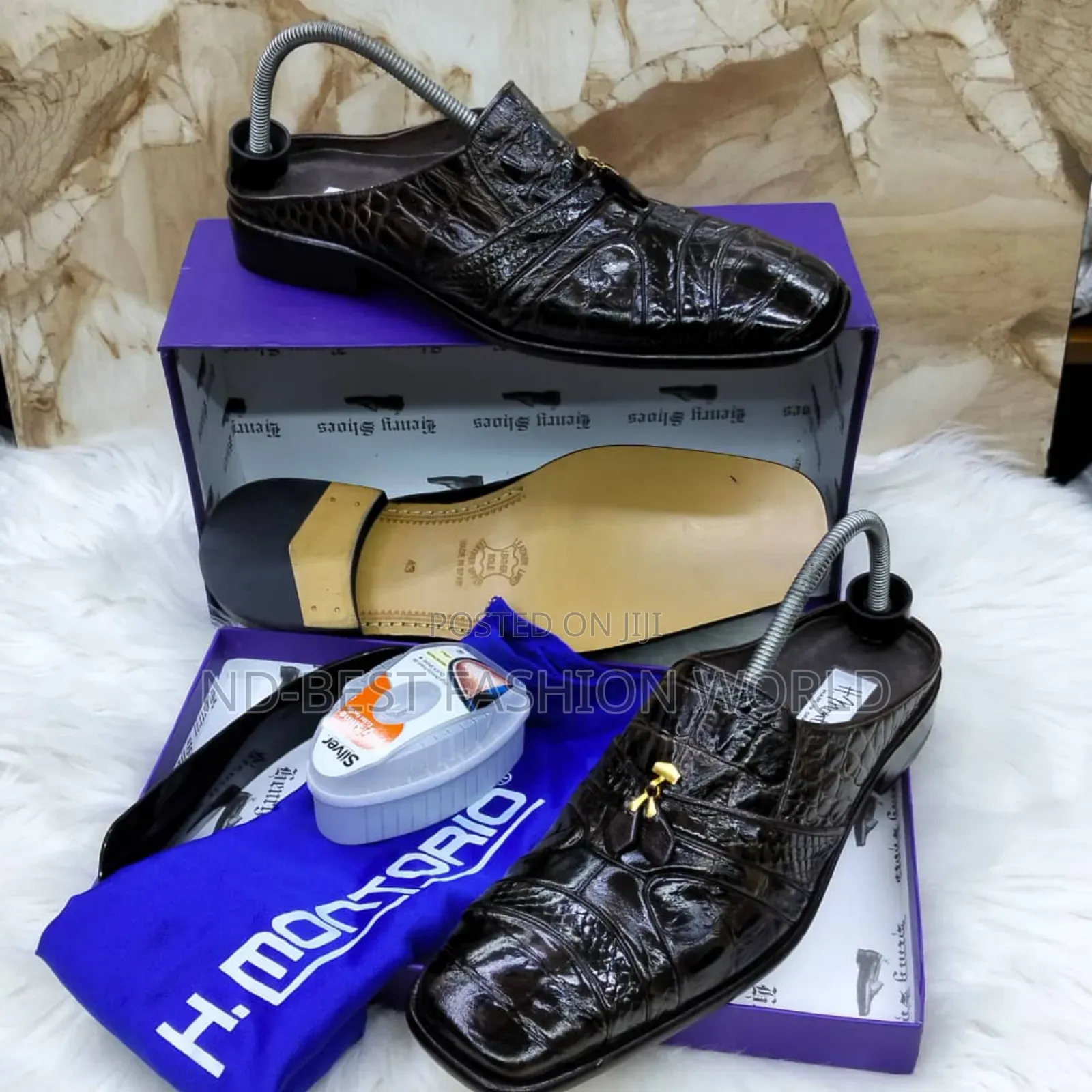 Matured Leather Half Shoe