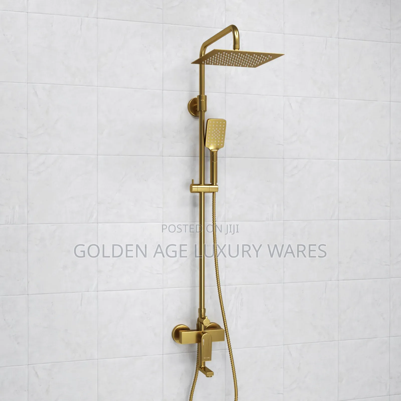 234 Shower Brush Gold