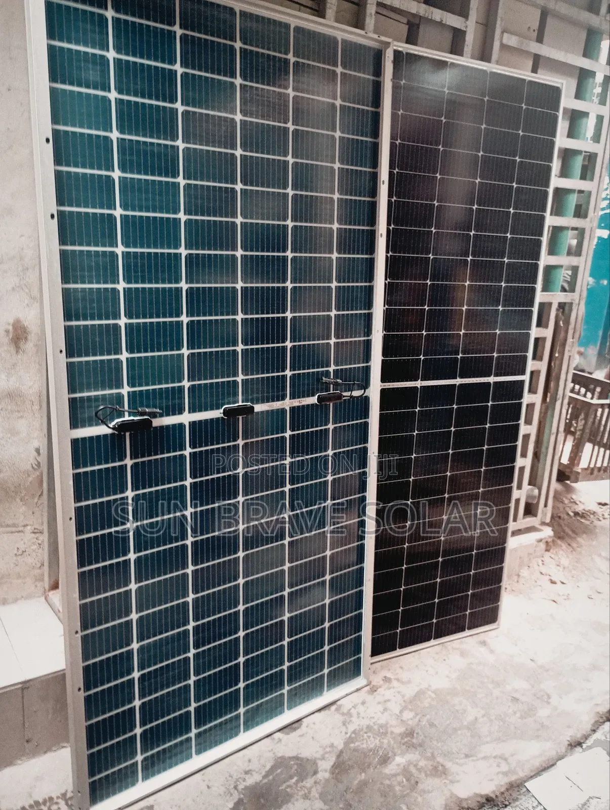 550w Mono Solar Panels Front And Back Charger