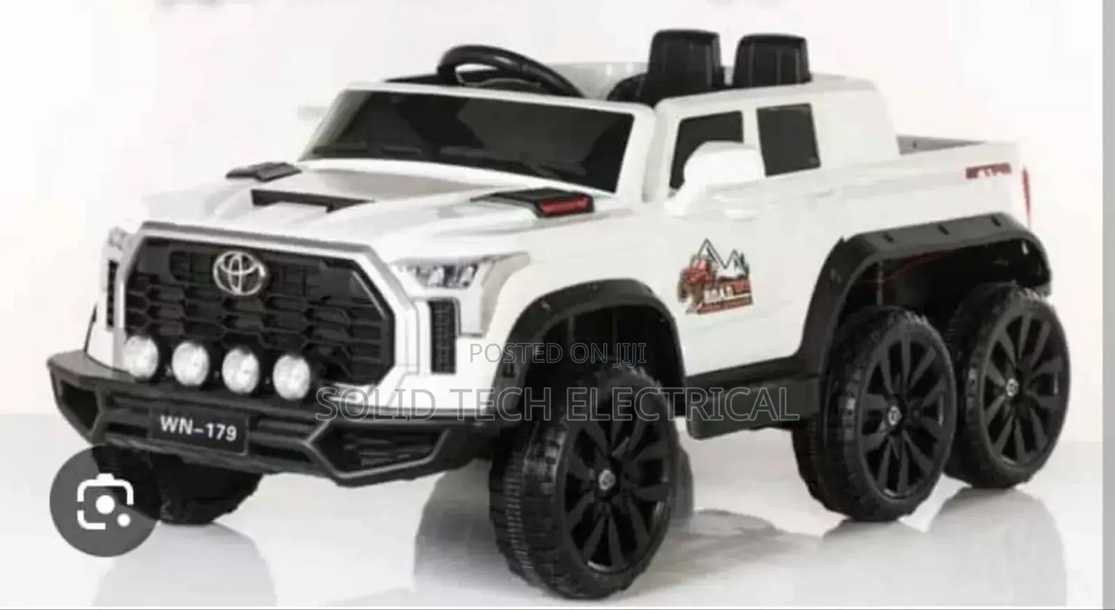 Luxury White Toy Car for Rich Kids