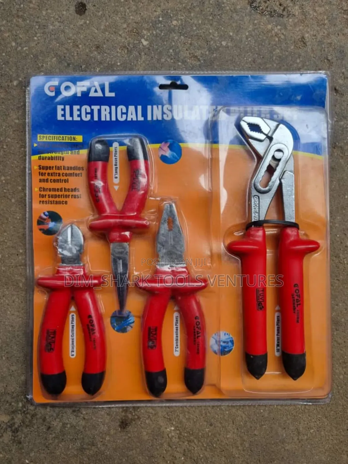 Electrical Insulated Pliers Set(Available in Stock)