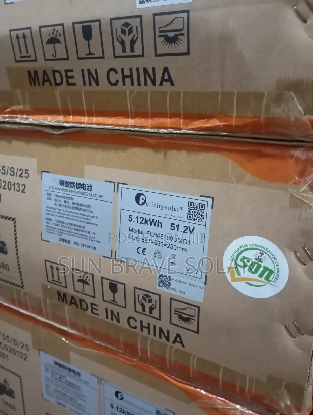 5kwh Lithium Battery Available Stock Felicity 51.2v