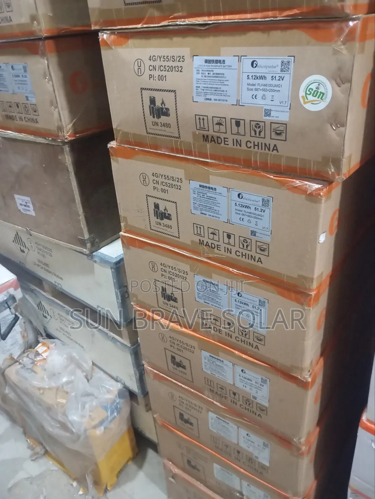 5kwh Lithium Battery Available Stock Felicity 51.2v