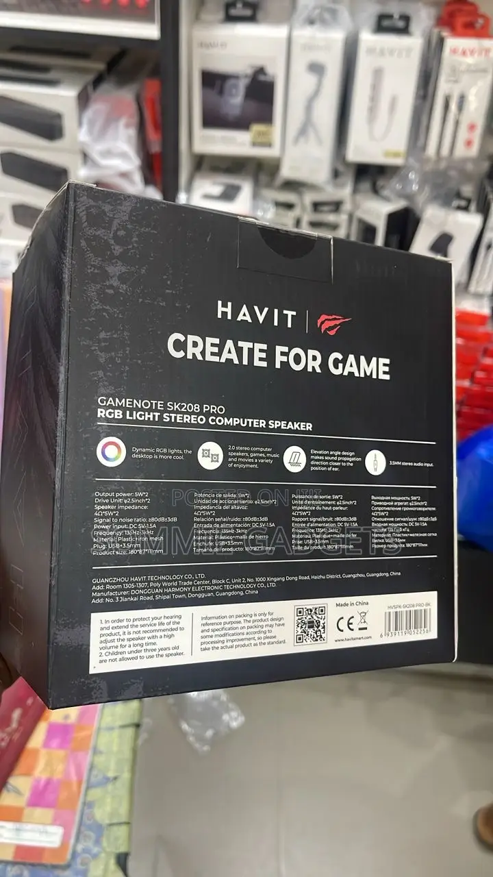 Sk208 Pro Havit RGB Light Speaker