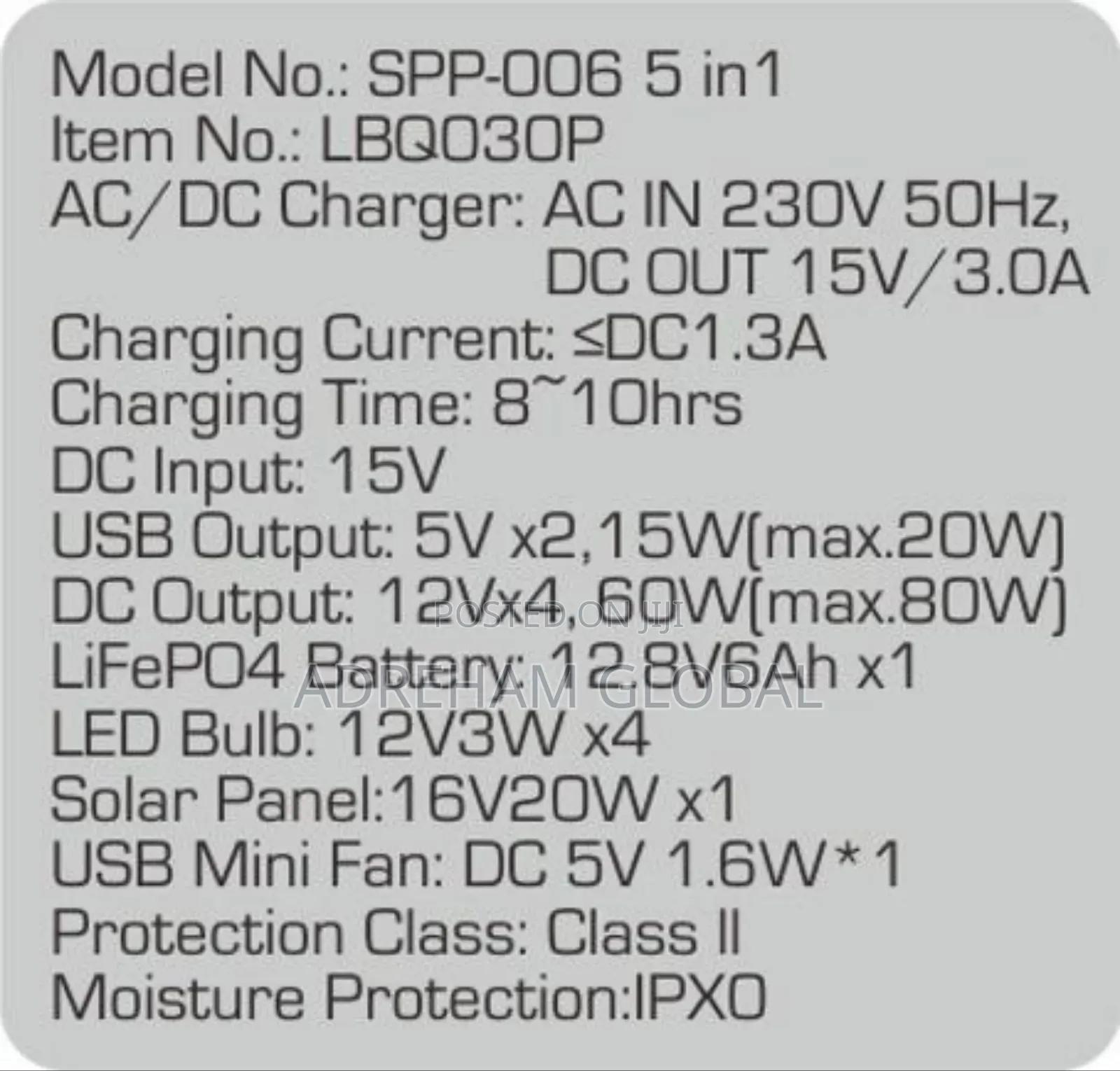 Qasa Super Solar Machine With 4 Bulbs