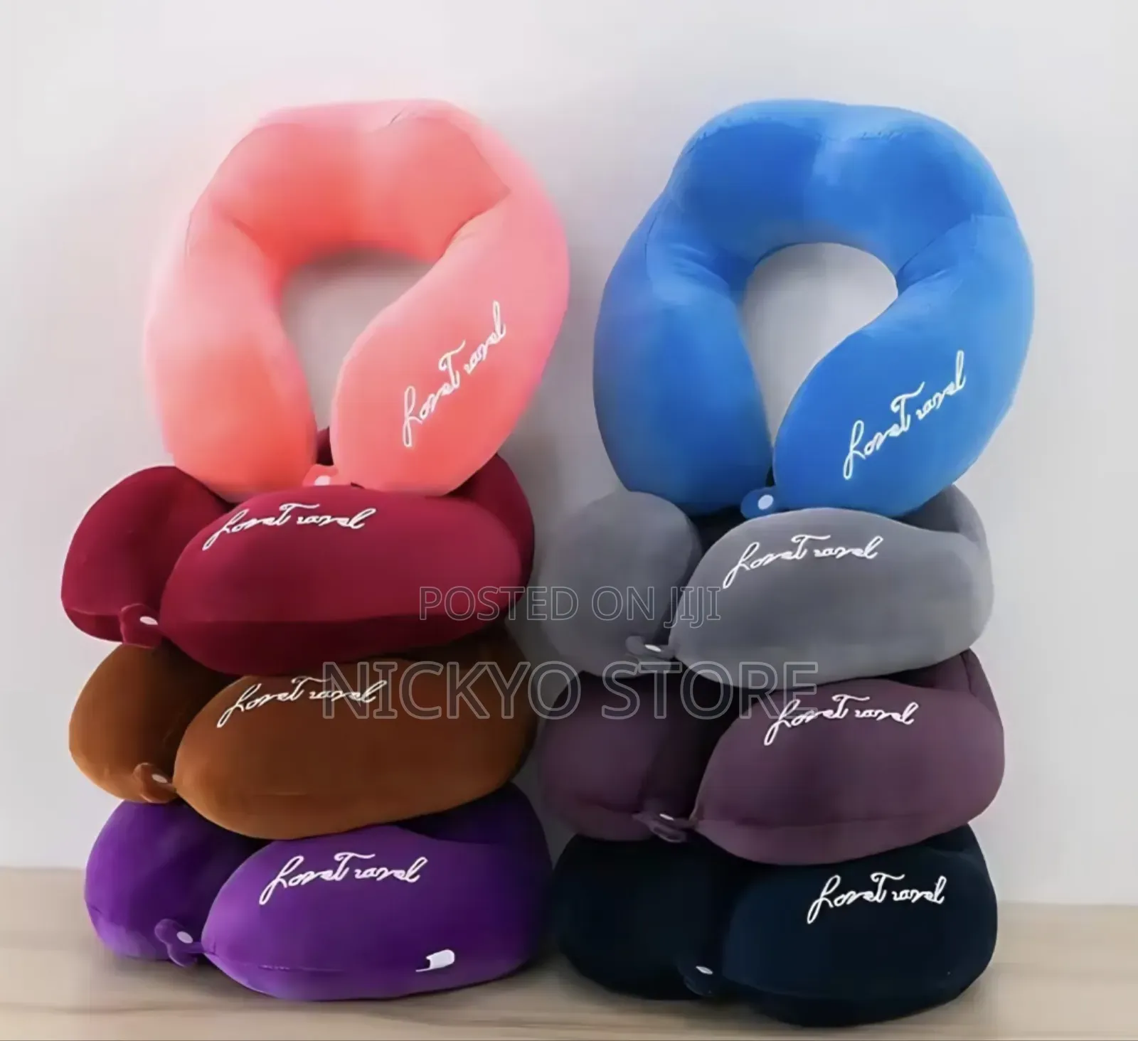Soft Plush U-Shape Travel Neck Pillow