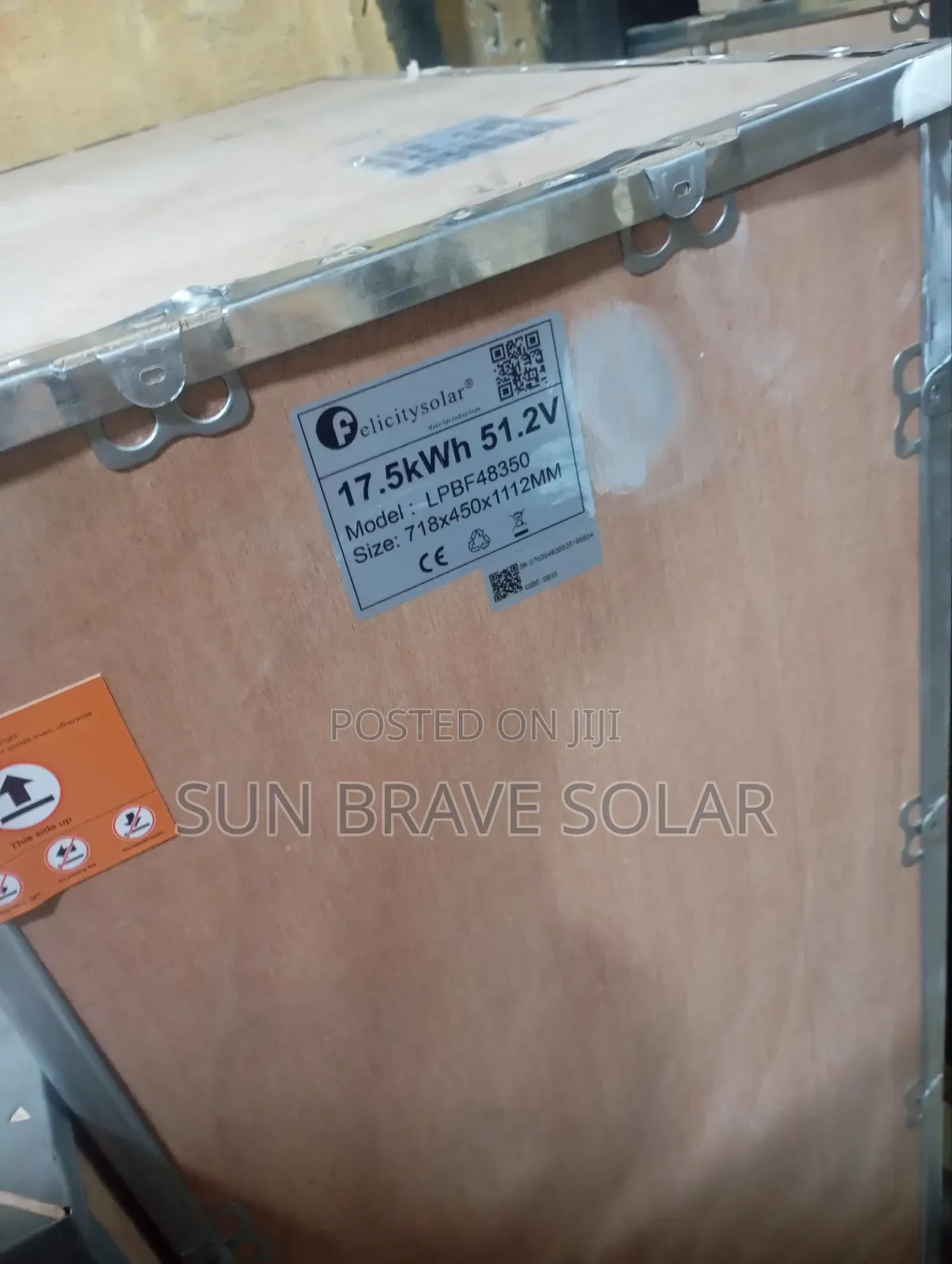 17.5kwh Felicity Lithium Battery 51.2v Available Now