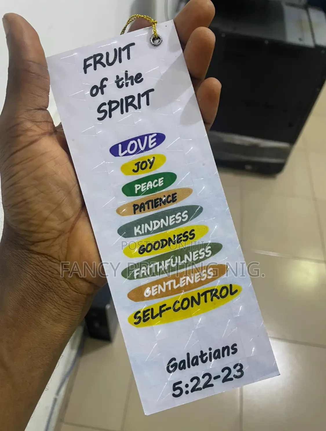 Bible Prayer Bookmark or Verses Keeper.