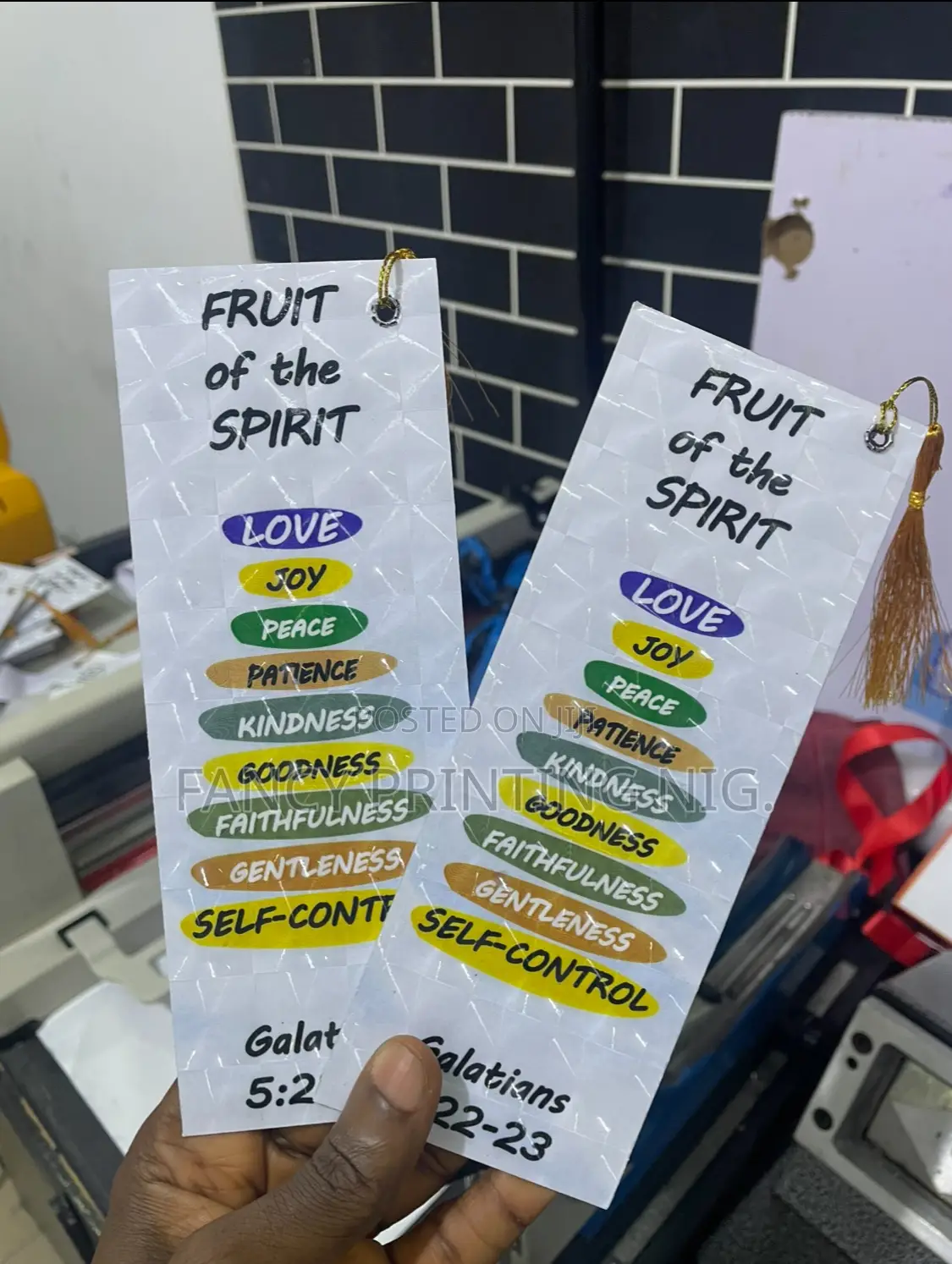 Bible Prayer Bookmark or Verses Keeper.