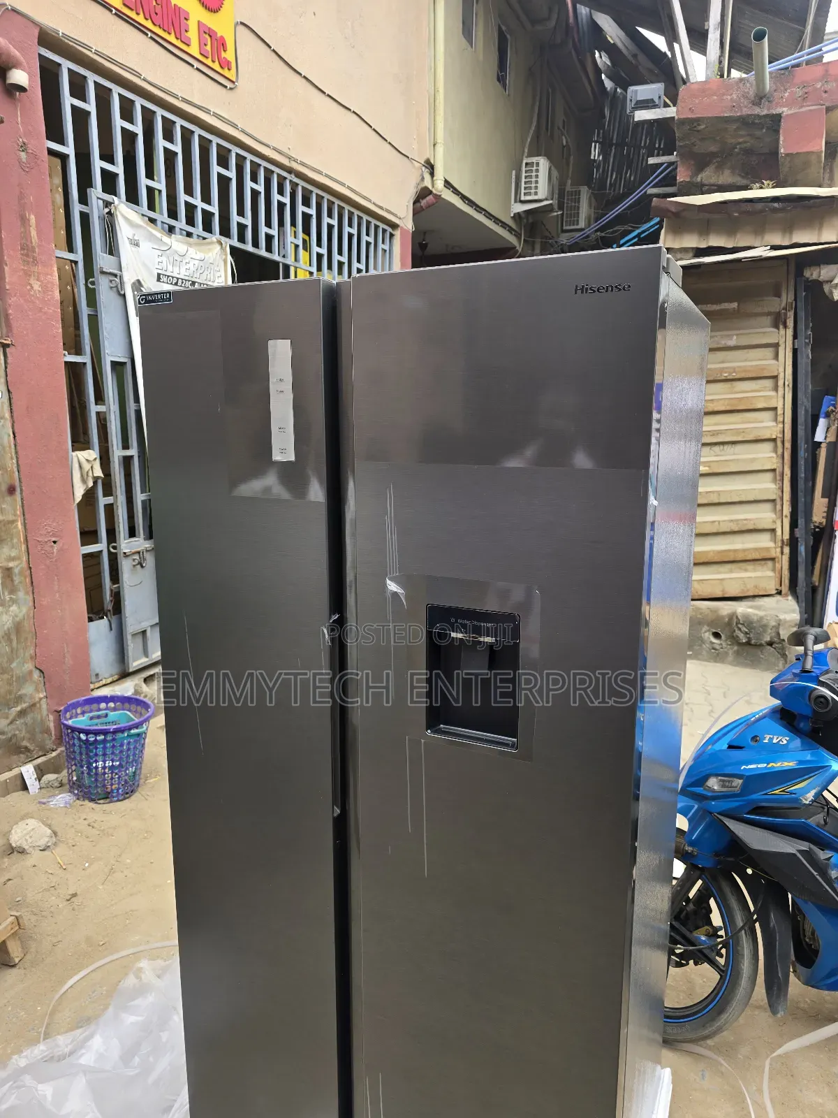 (5p558nmsn) No Frost Hisense SXS Refrigerator 529l