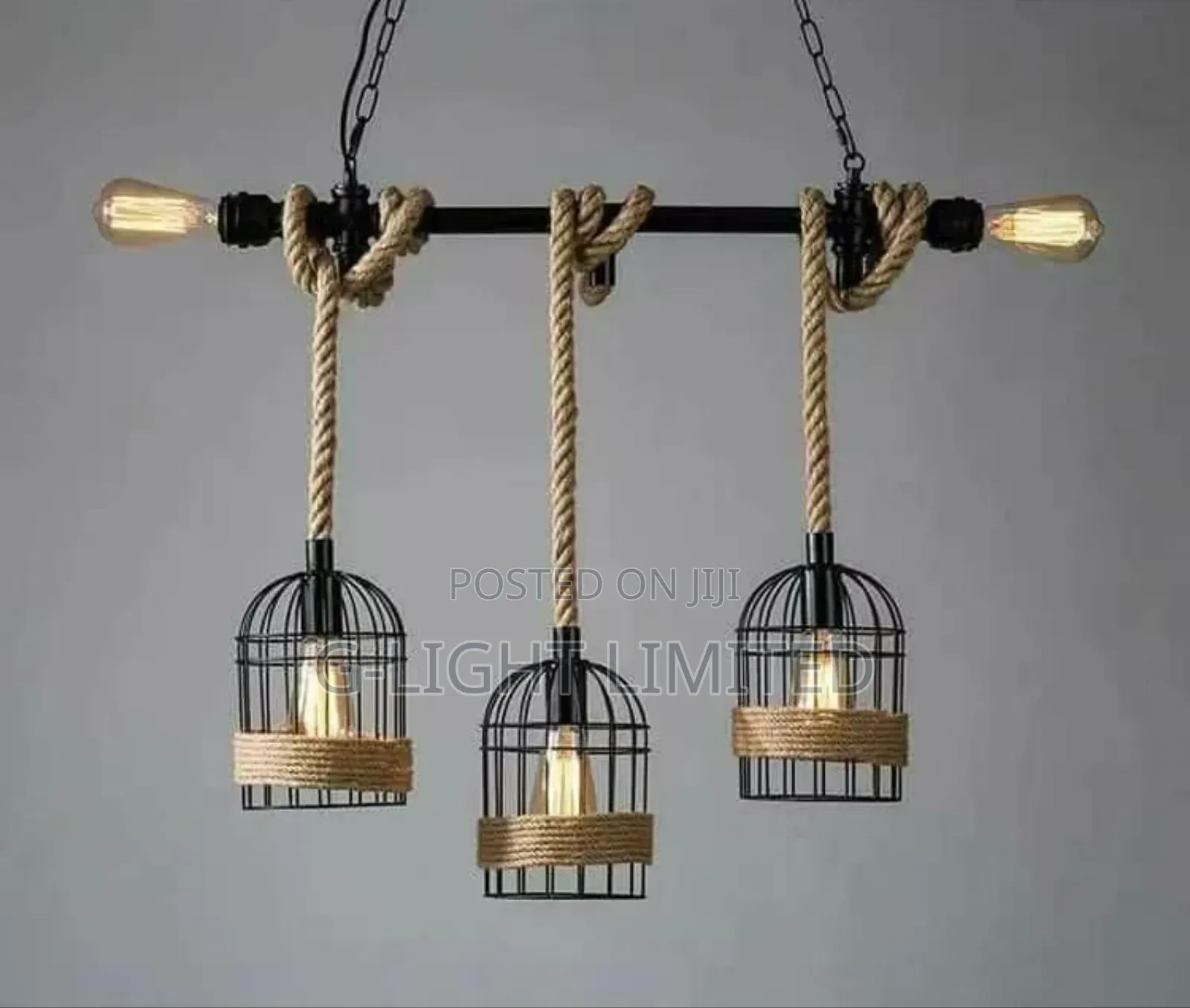 Wooden Drop Chandelier