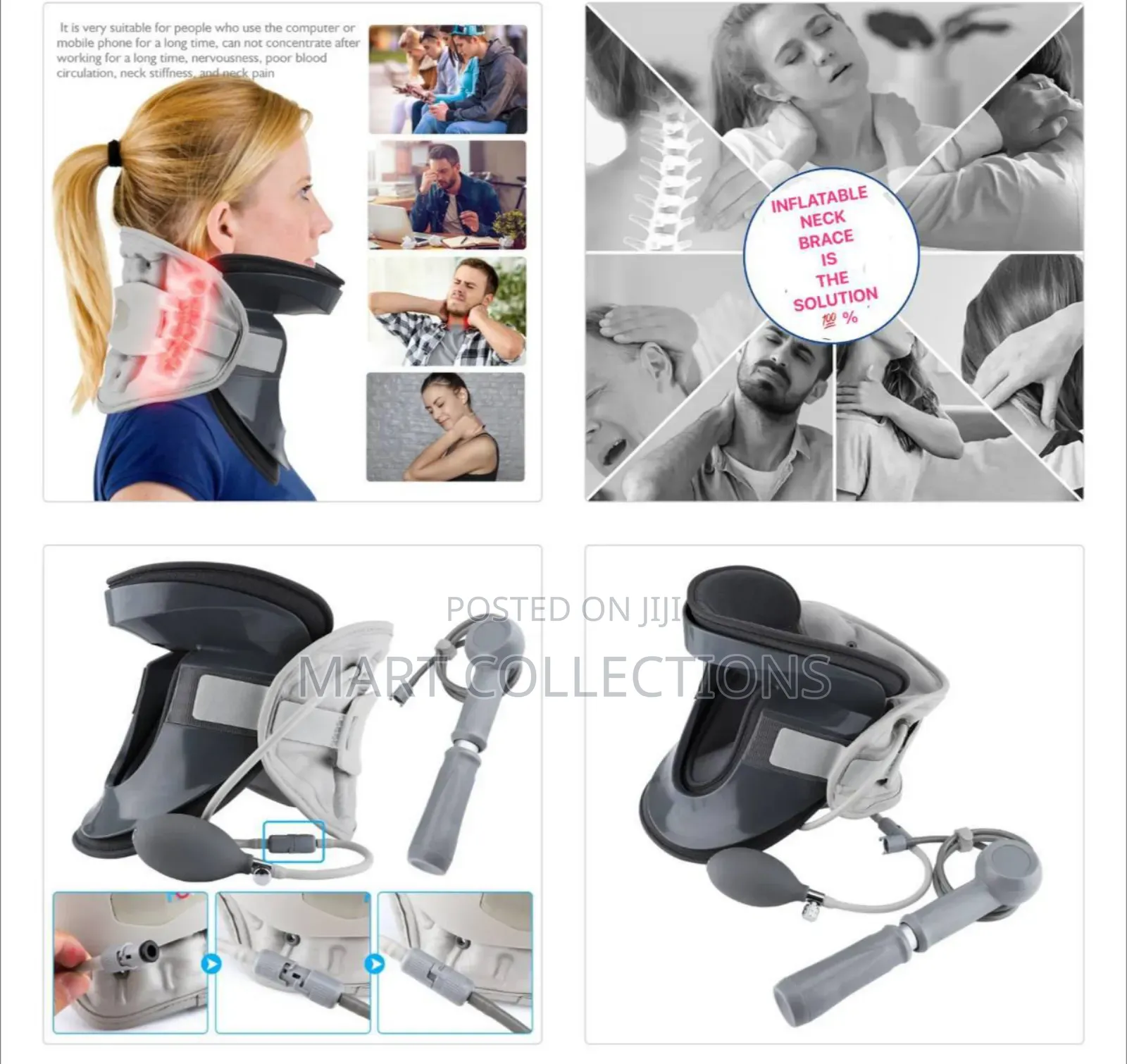 Affordable Inflatable Neck Brace – Therapy Cervical Support
