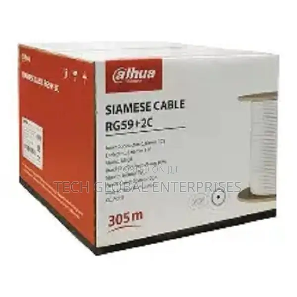 Dahua 300meters Rg59 Cable With Power