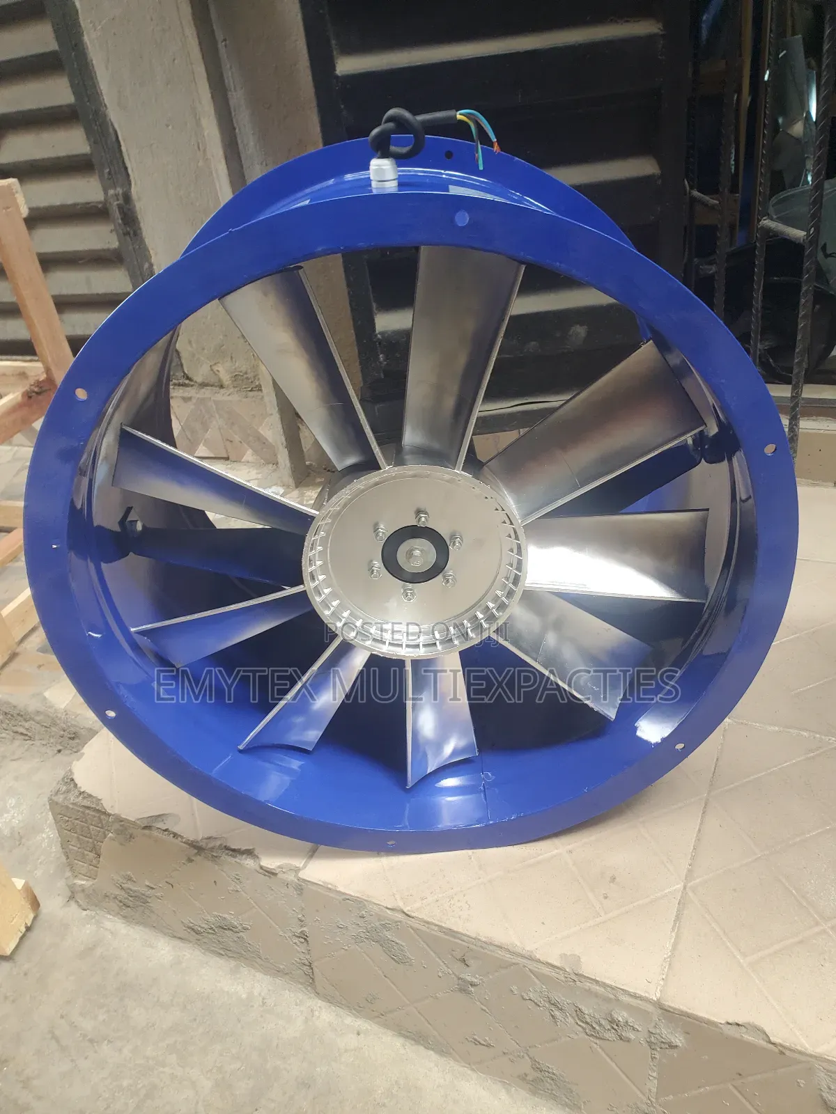Flakt Woods Extractor Fan 600mm 24inches 380v 1440rpm