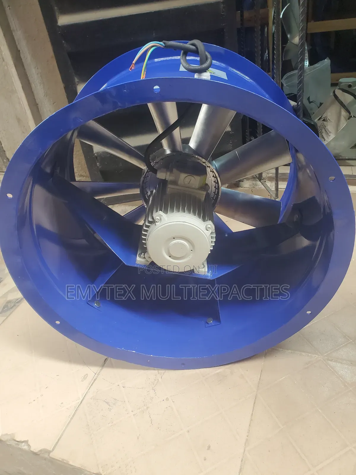 Flakt Woods Extractor Fan 600mm 24inches 380v 1440rpm