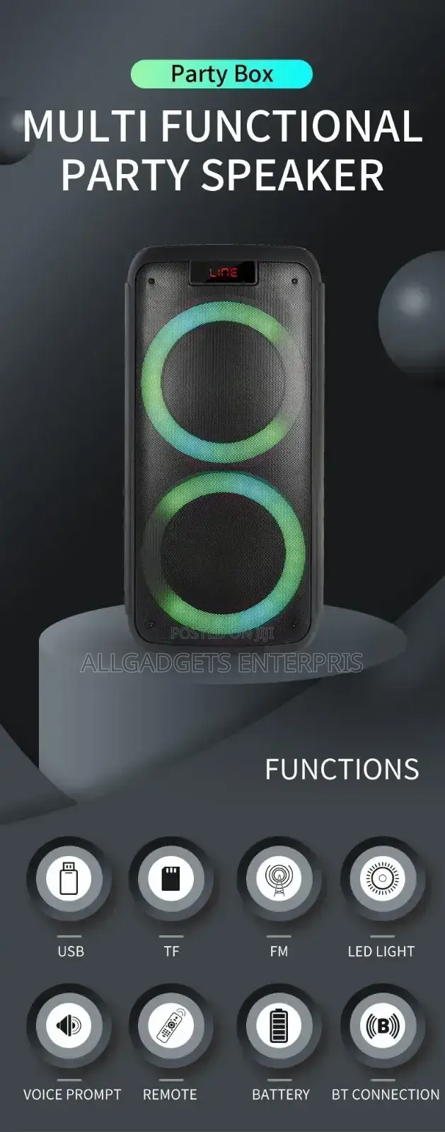 Havit Party Box Speaker 1000w.