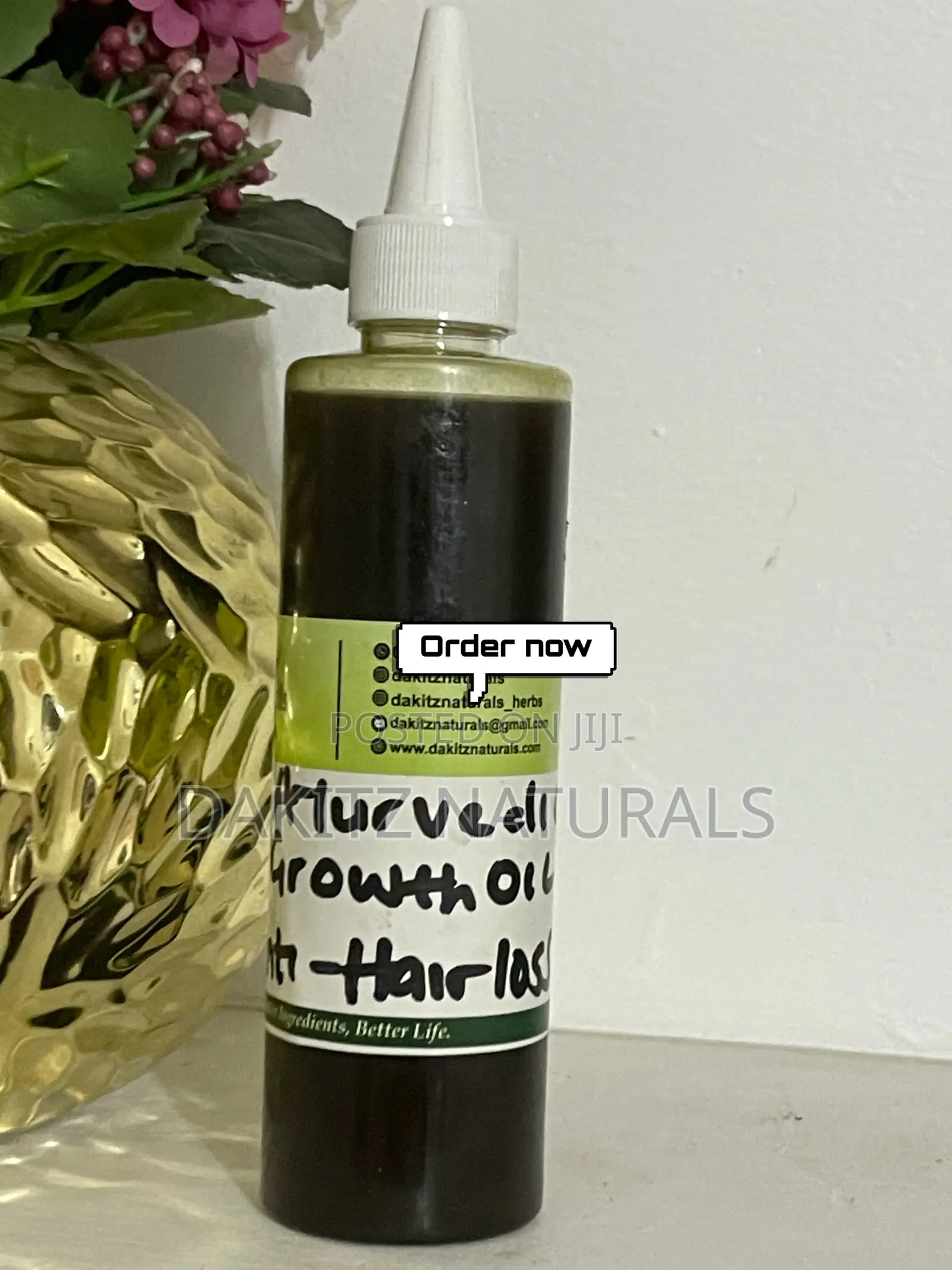 Anti-Hairloss Herbal Hair Growth Oil 200ml (Strengthening Thickening